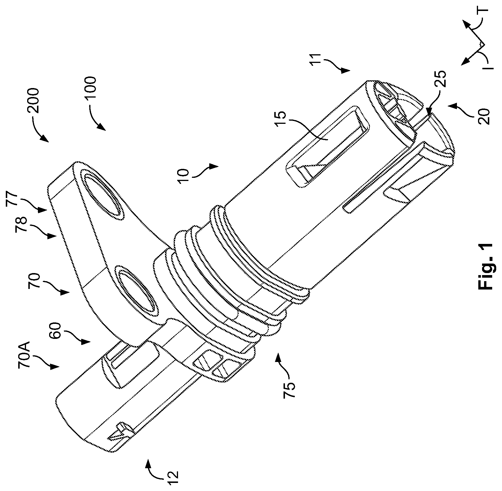Patent US12098963 — Temperature sensor assembly — Figure 1