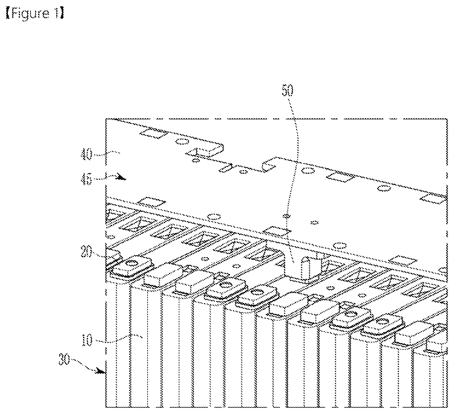 Patent US12098965 — Cell supervision circuit for a battery module — Figure 1
