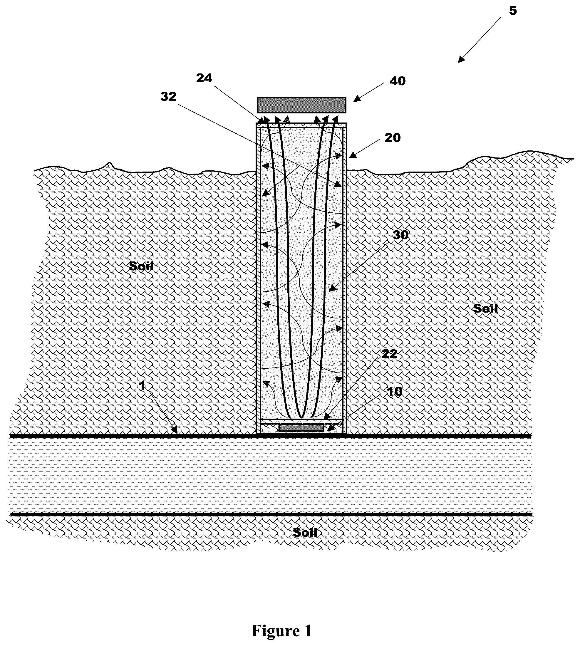 Patent US12098974 — Radio frequency wireless sensing device — Figure 1