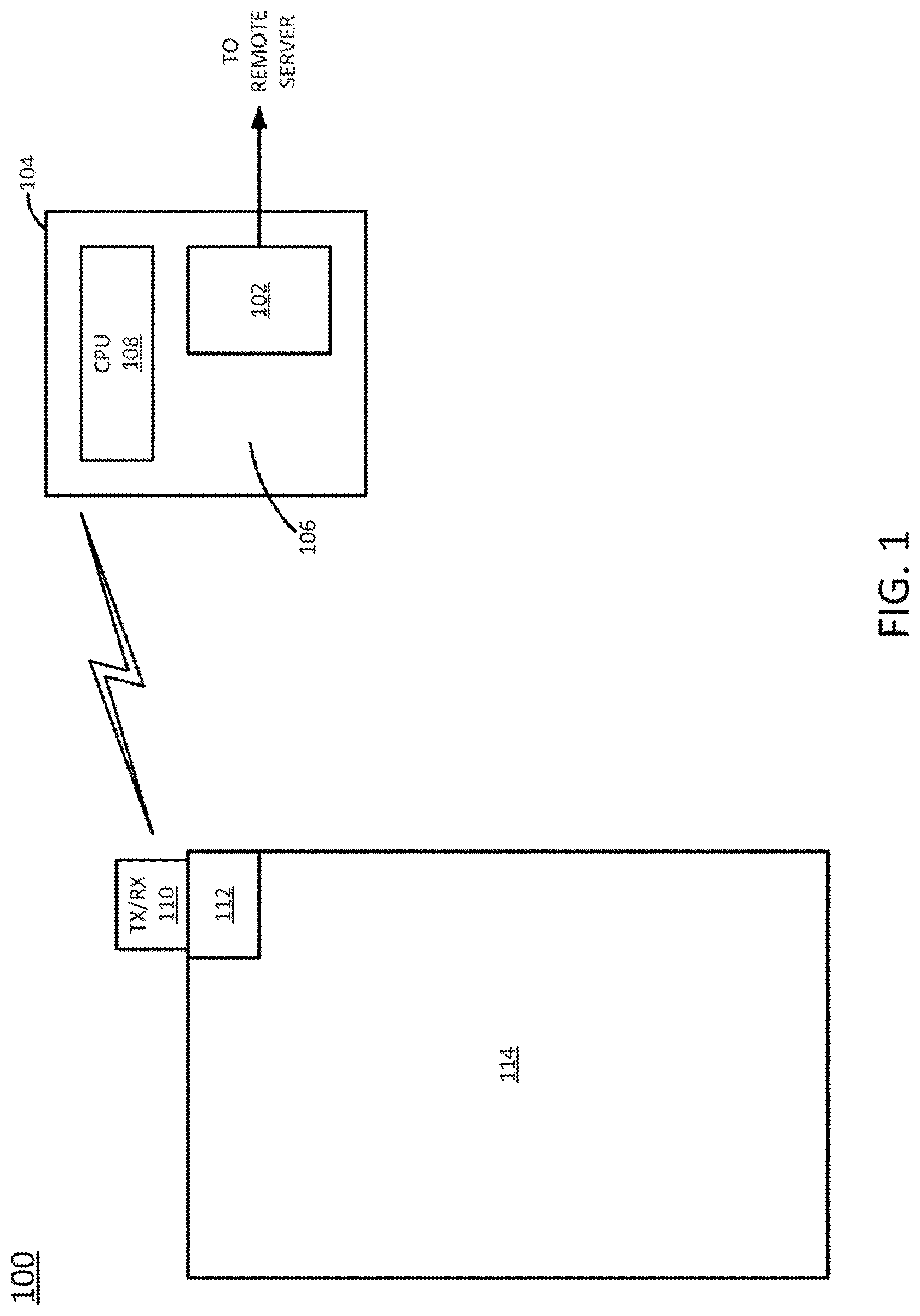 Patent US12098979 — Communication interface device for wireless door controllers — Figure 1