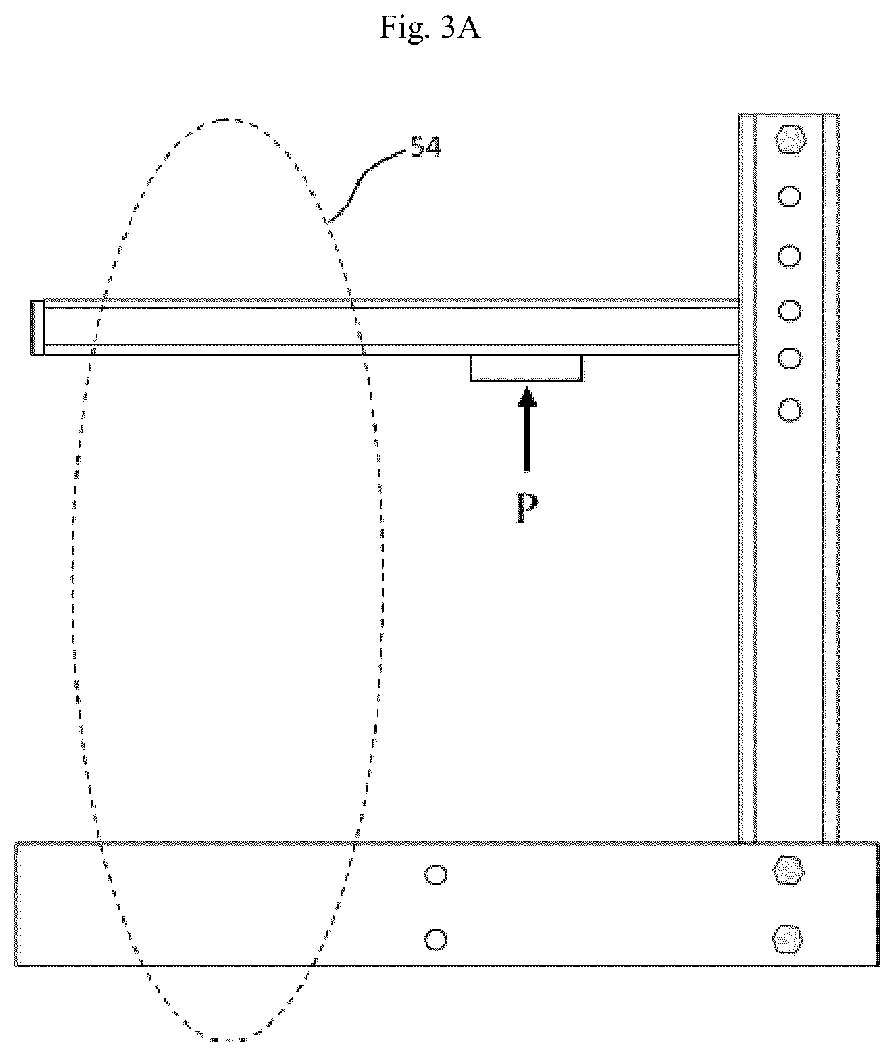 Patent US12098997 Figure 4 – Frame and testing system for fiber reinforced polymer bond testing