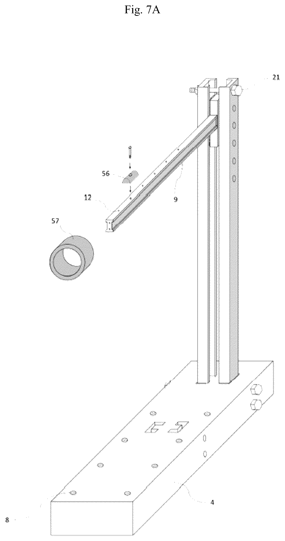 Patent US12098997 Figure 10 – Frame and testing system for fiber reinforced polymer bond testing
