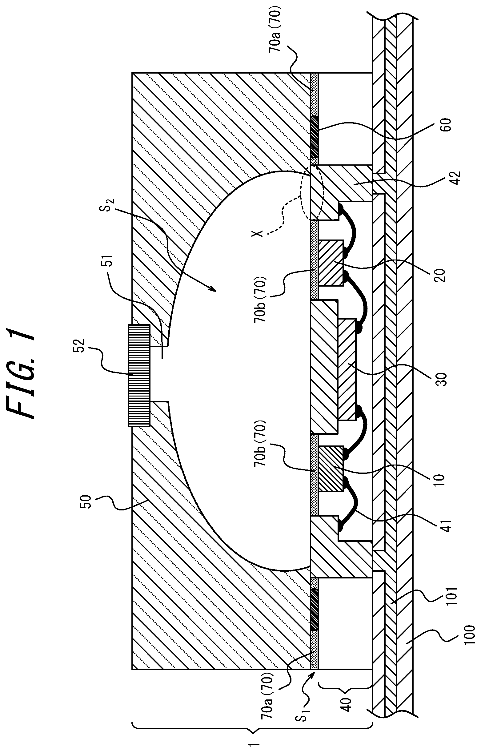 Patent US12099004 — Gas detection device — Figure 1