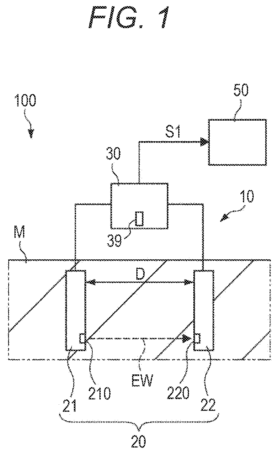 Patent US12099020 — Detection device and detection method — Figure 1