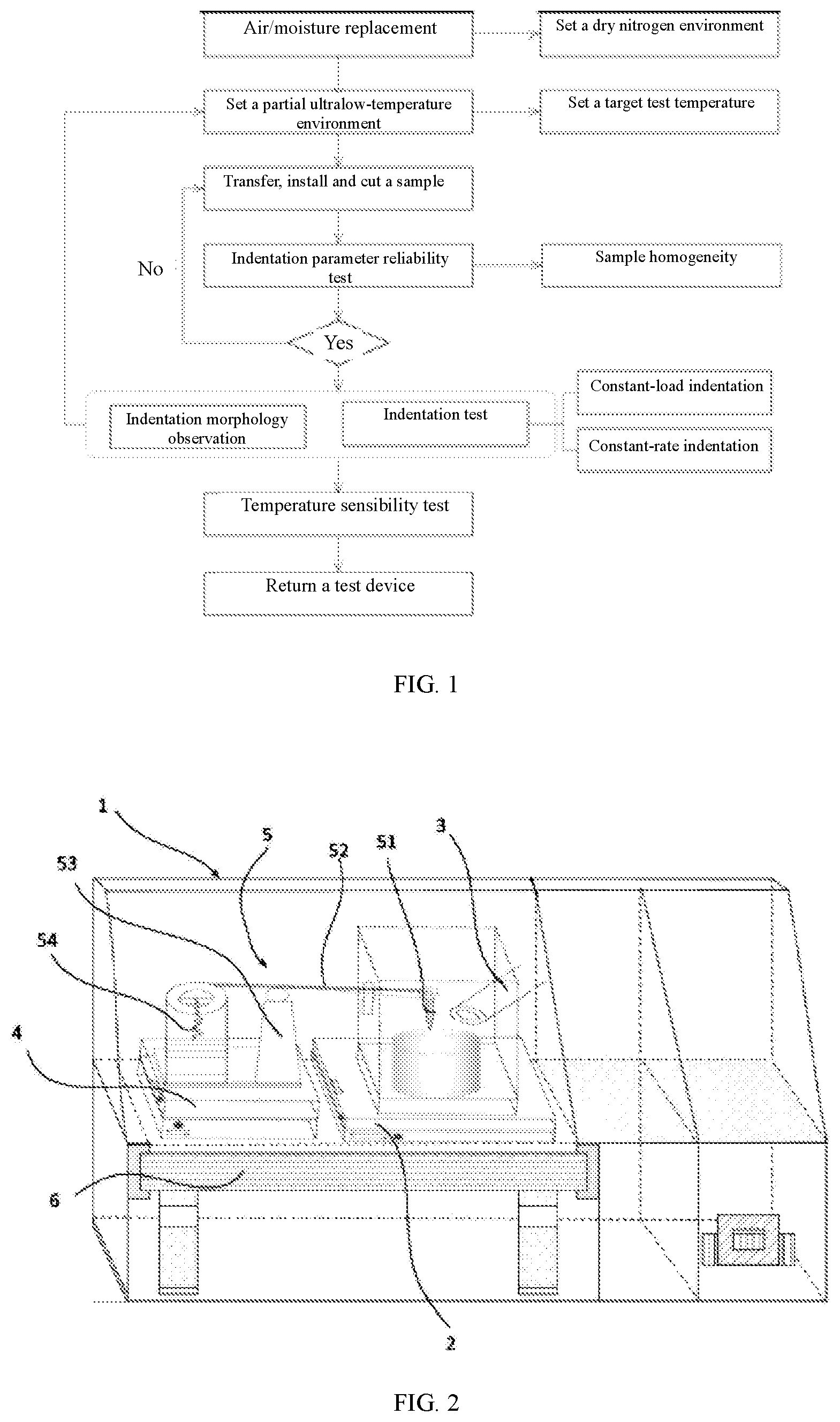 Patent US12099040 Figure 1 – Method for testing nanomechanical properties of natural gas hydrate samples
