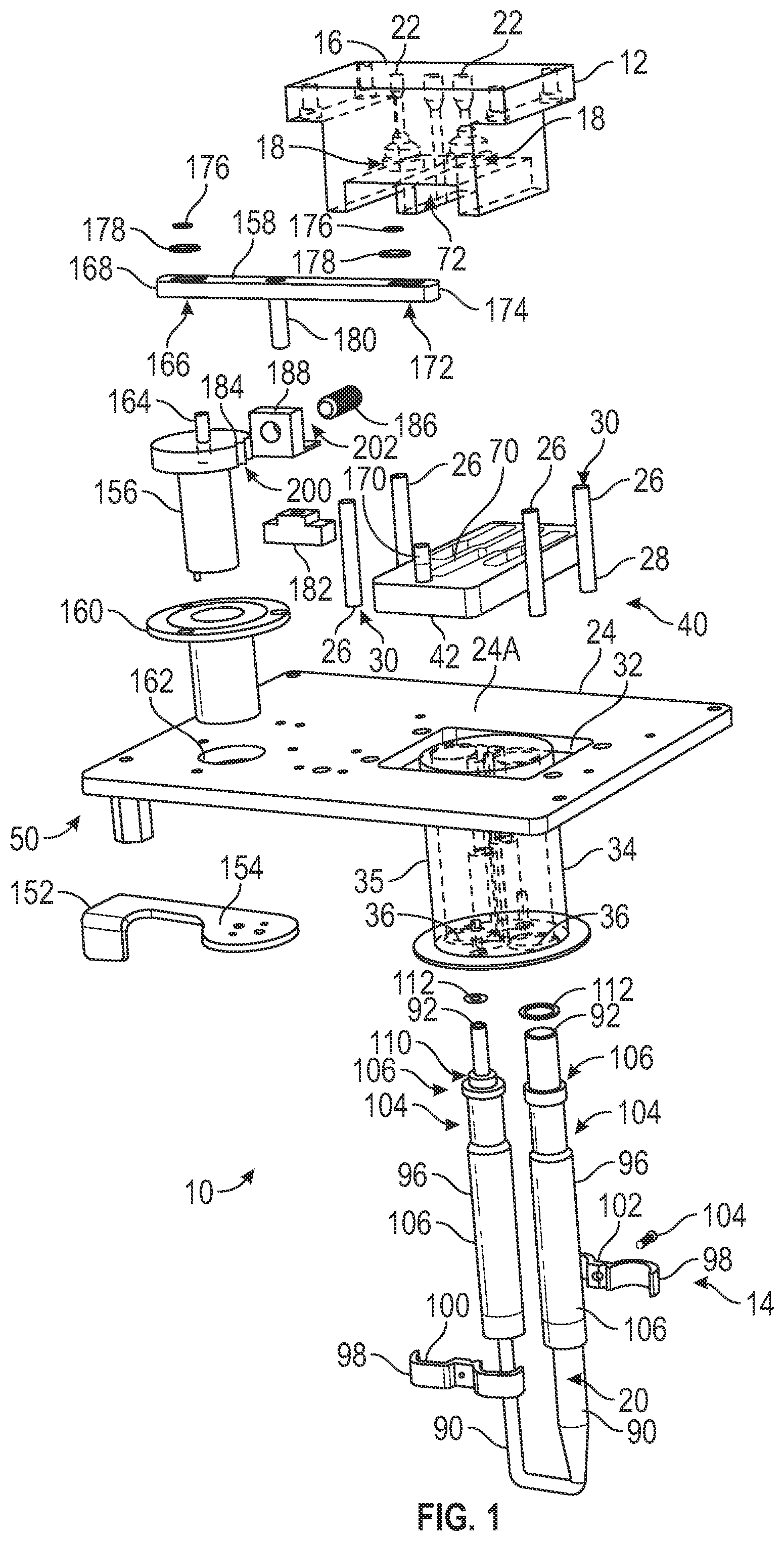 Patent US12099071 — Locking assembly for a measurement system — Figure 1