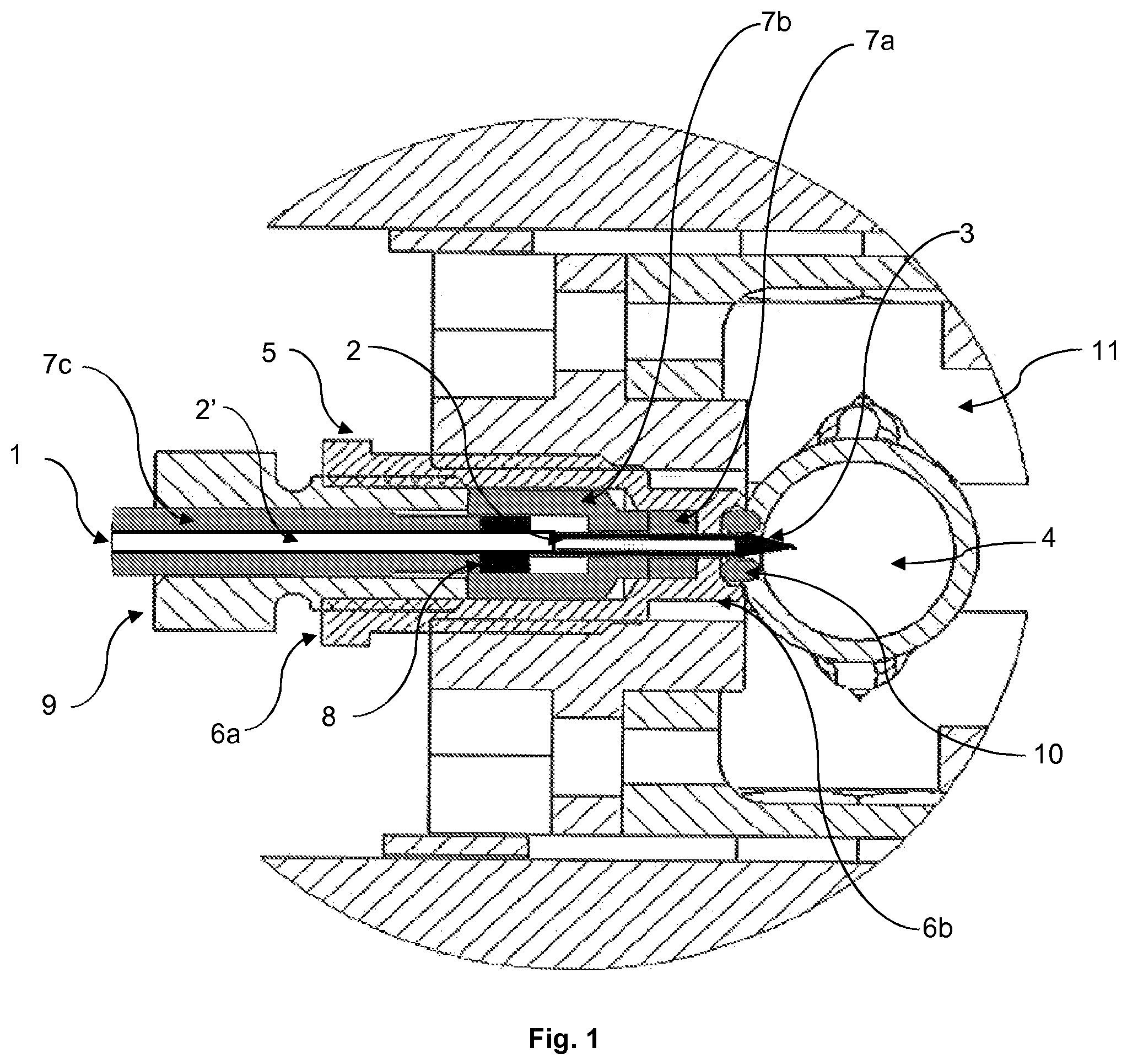 Patent US12099073 — Device for determining a volume of gas in a sample — Figure 1