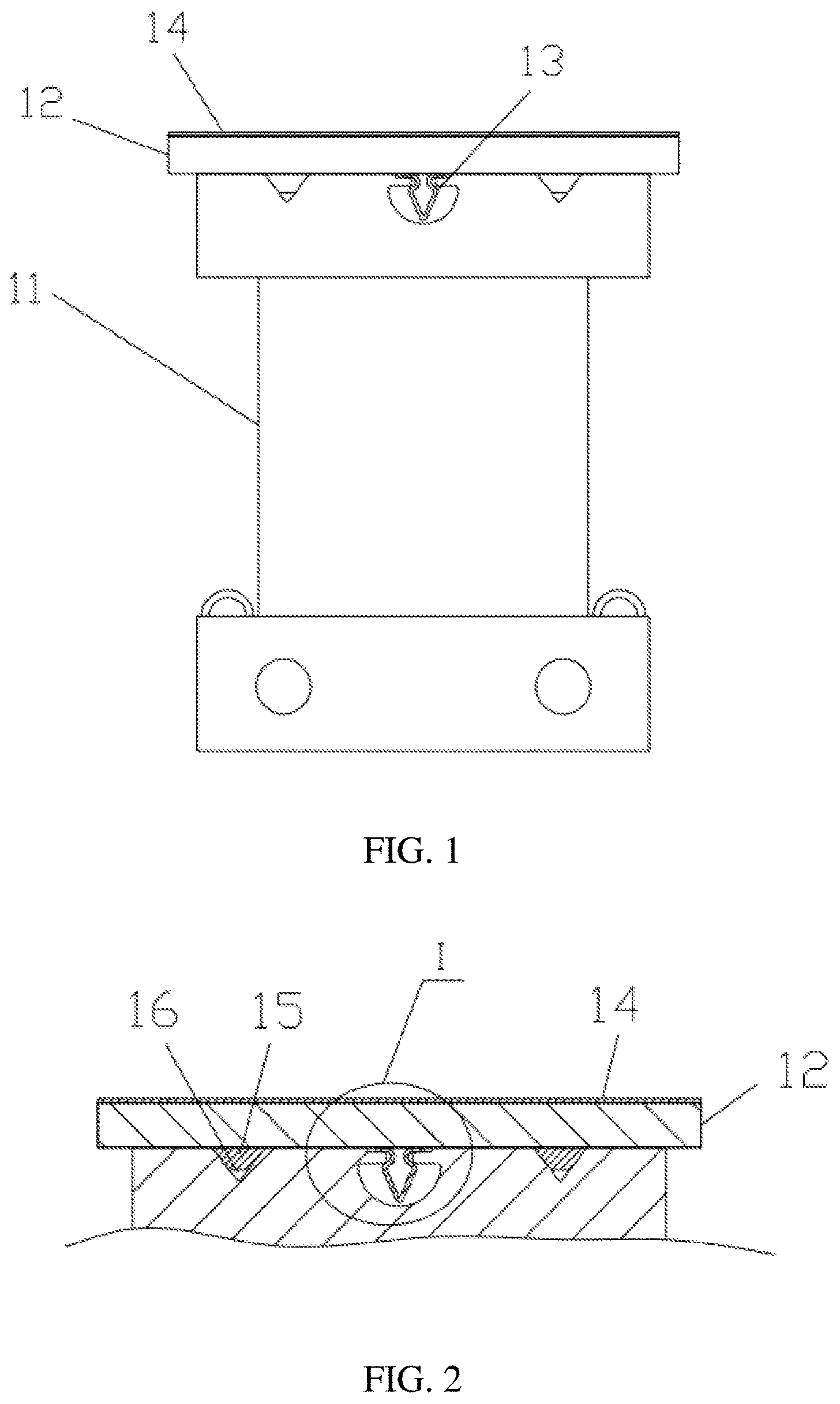 Patent US12099076 — Sample fixation mechanism for test with nano-probe, apparatus for test and sample test method — Figure 1