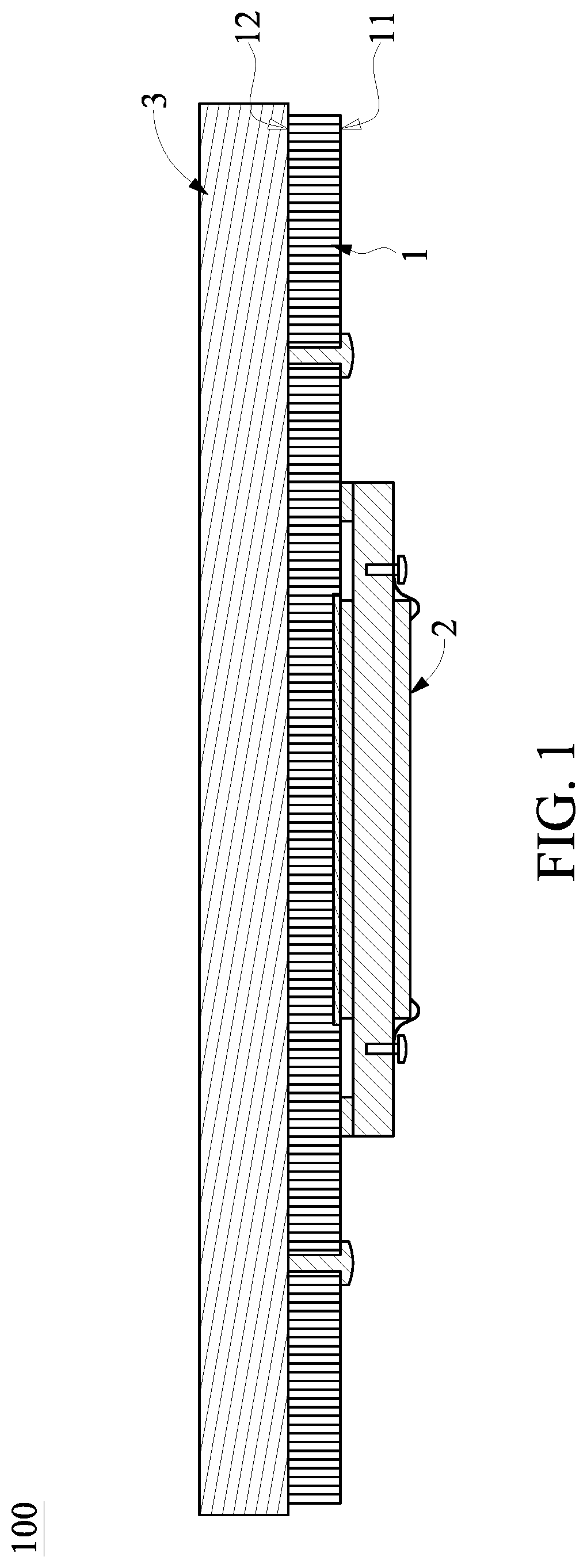 Patent US12099083 — Detection apparatus and anti-bending device thereof — Figure 1