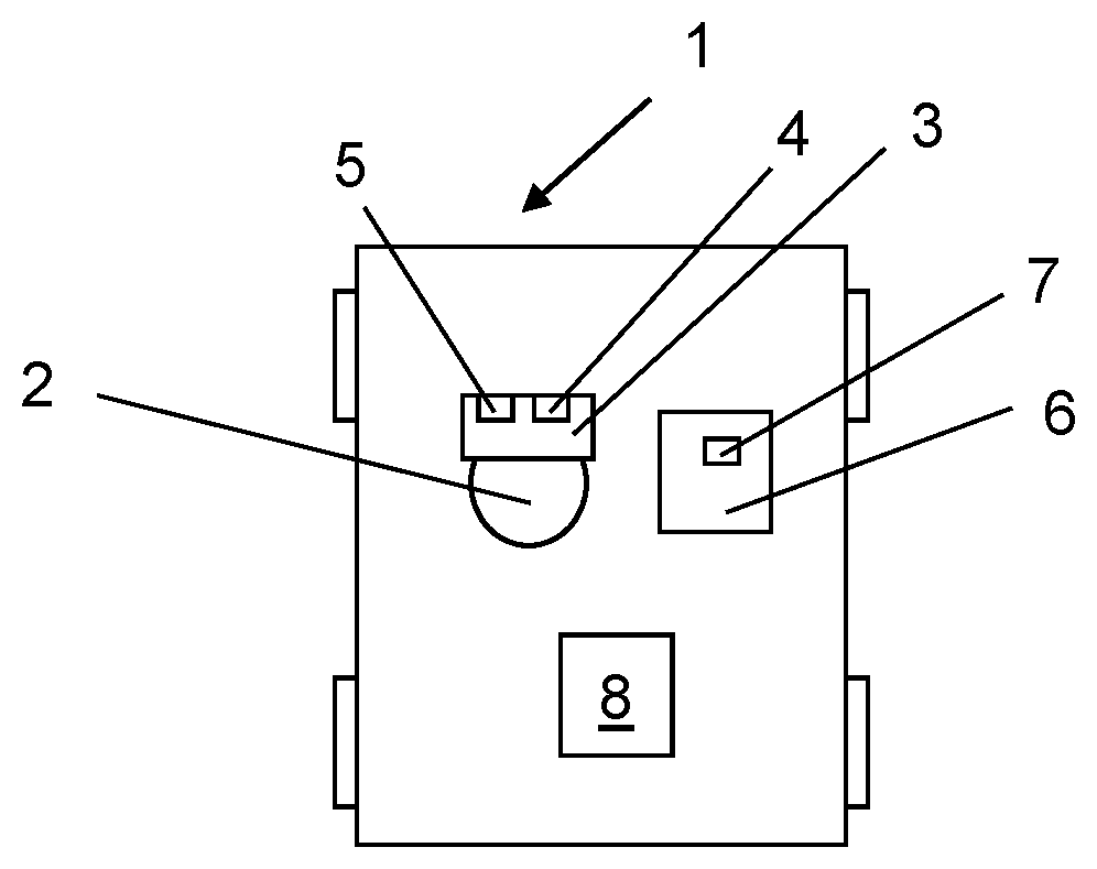 Patent US12099115 — Method for operating electronic data glasses in a motor vehicle, and electronic data glasses — Figure 1