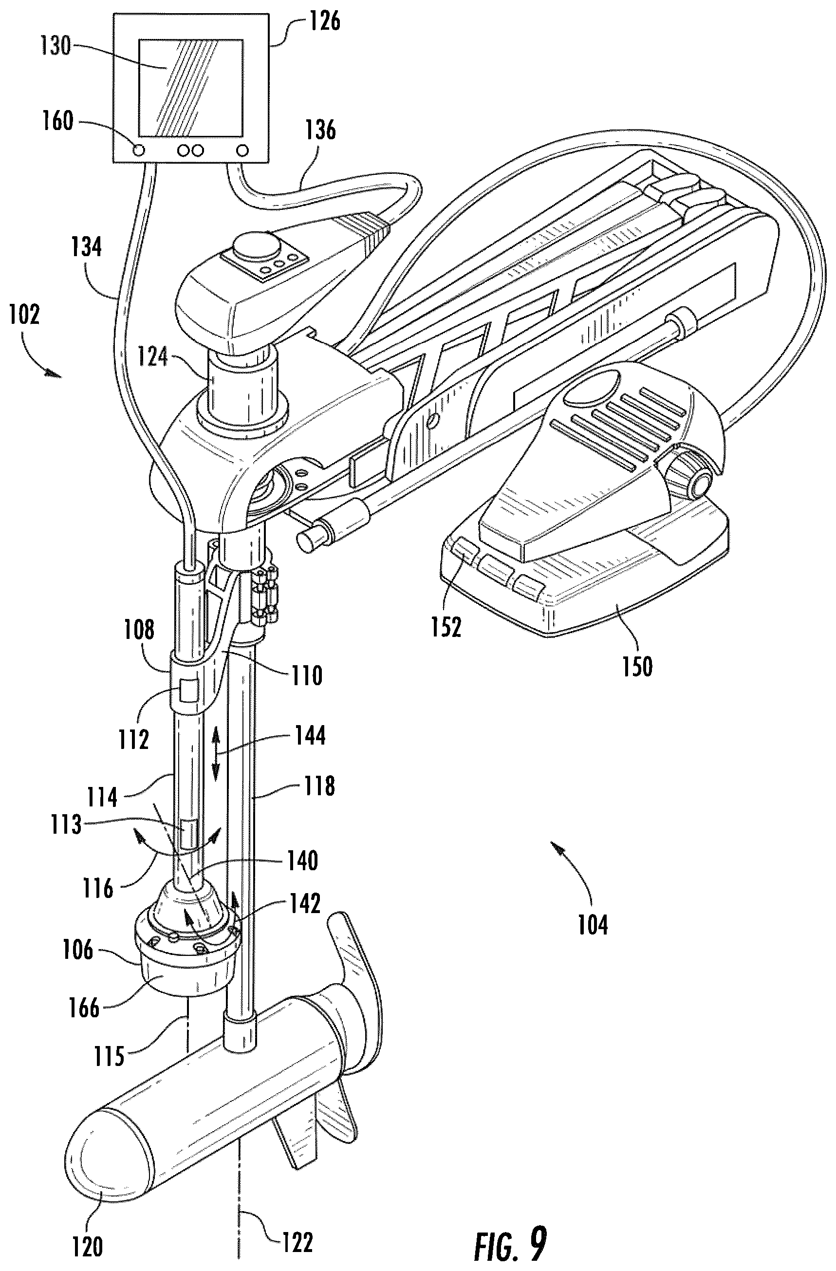 Patent US12099119 Figure 6 – System and method for maintaining sonar imaging of a structure regardless of boat orientation