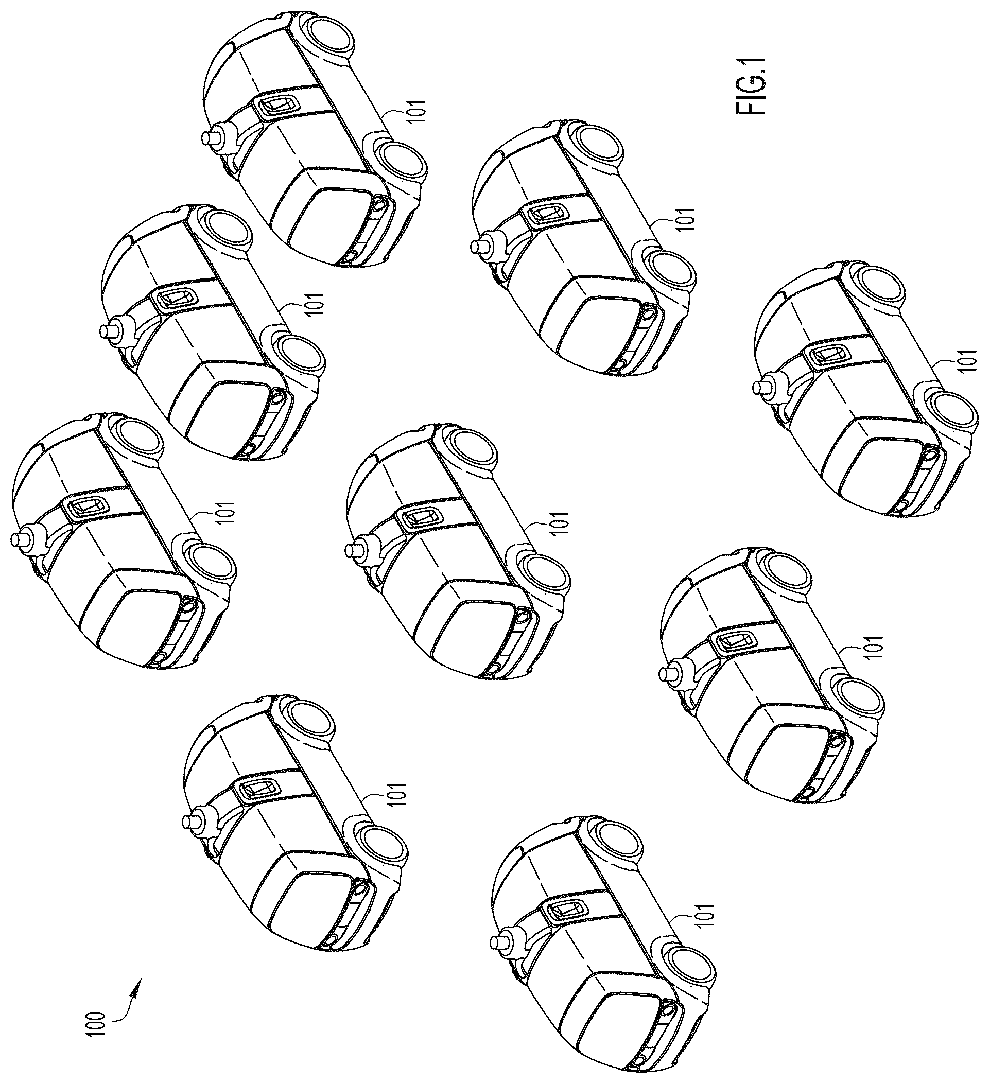 Patent US12099123 — Methods and apparatus for characterizing point cloud data for autonomous vehicle systems — Figure 1