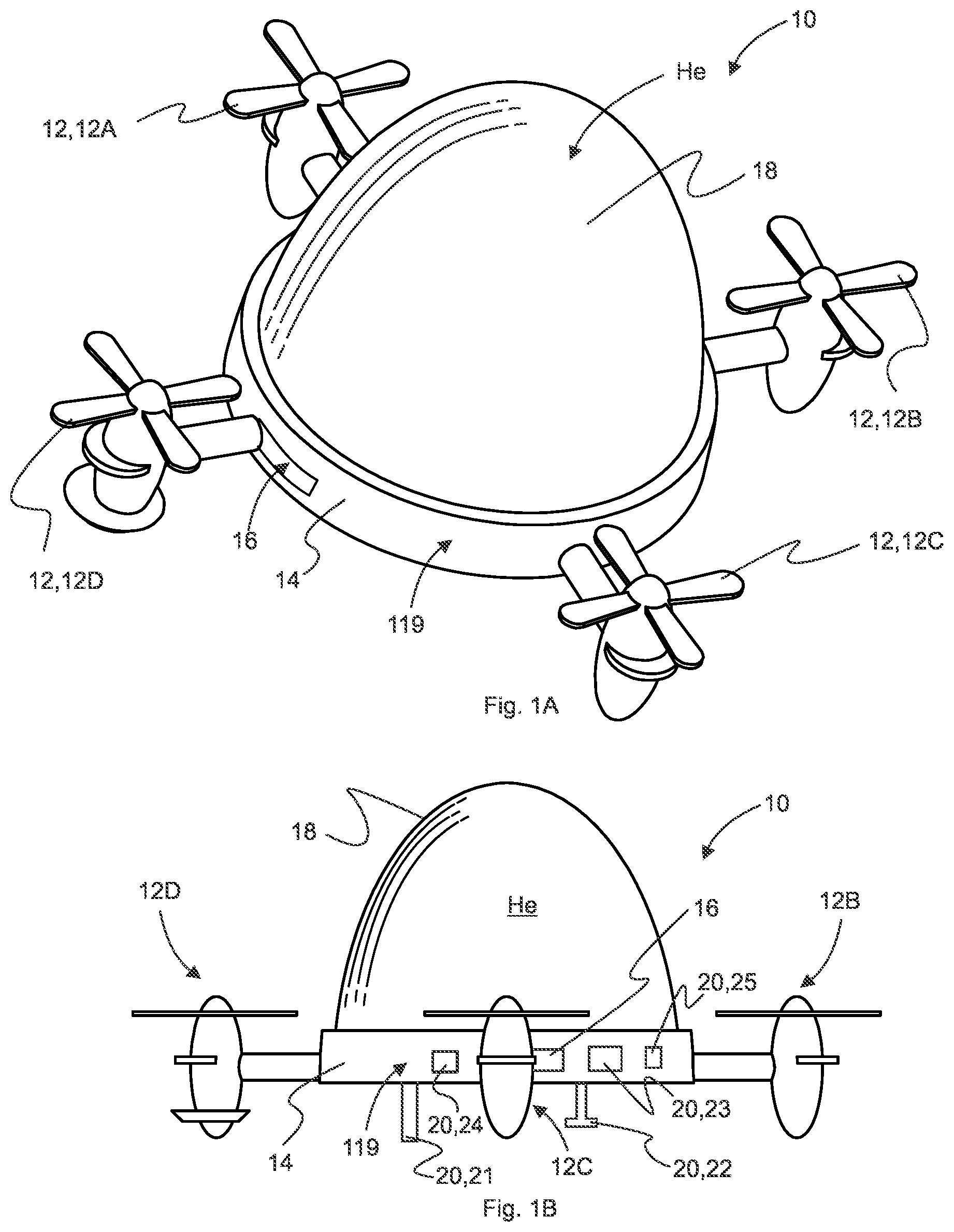 Patent US12099138 Figure 1 – Maneuverable jamming grid array and methods of use thereof