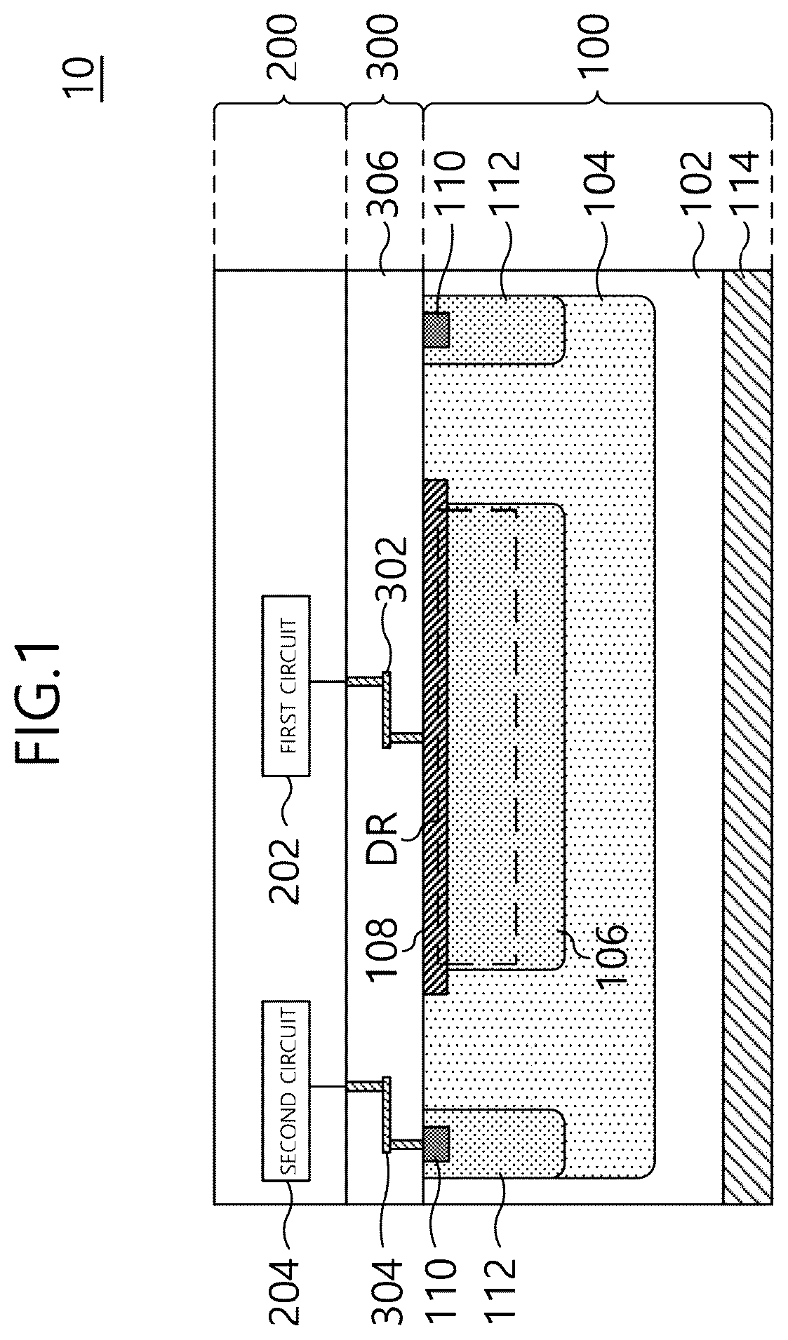 Patent US12099146 — Single photon detector, electronic device, and LiDAR device — Figure 1
