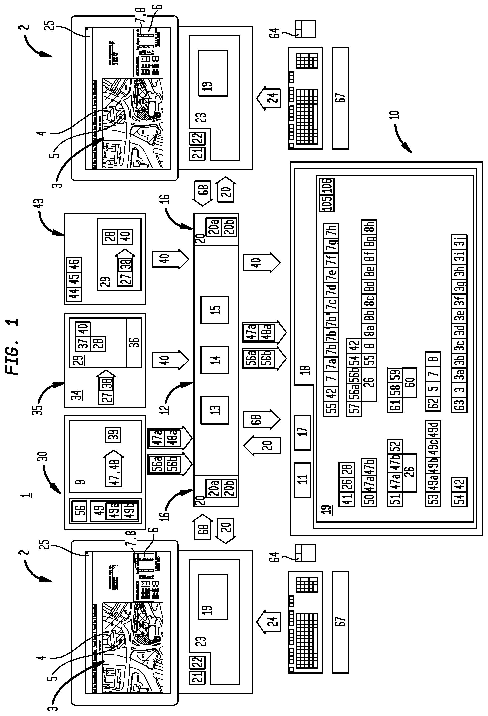 Patent US12099164 Figure 1 – Zone specific airflow condition forecasting system