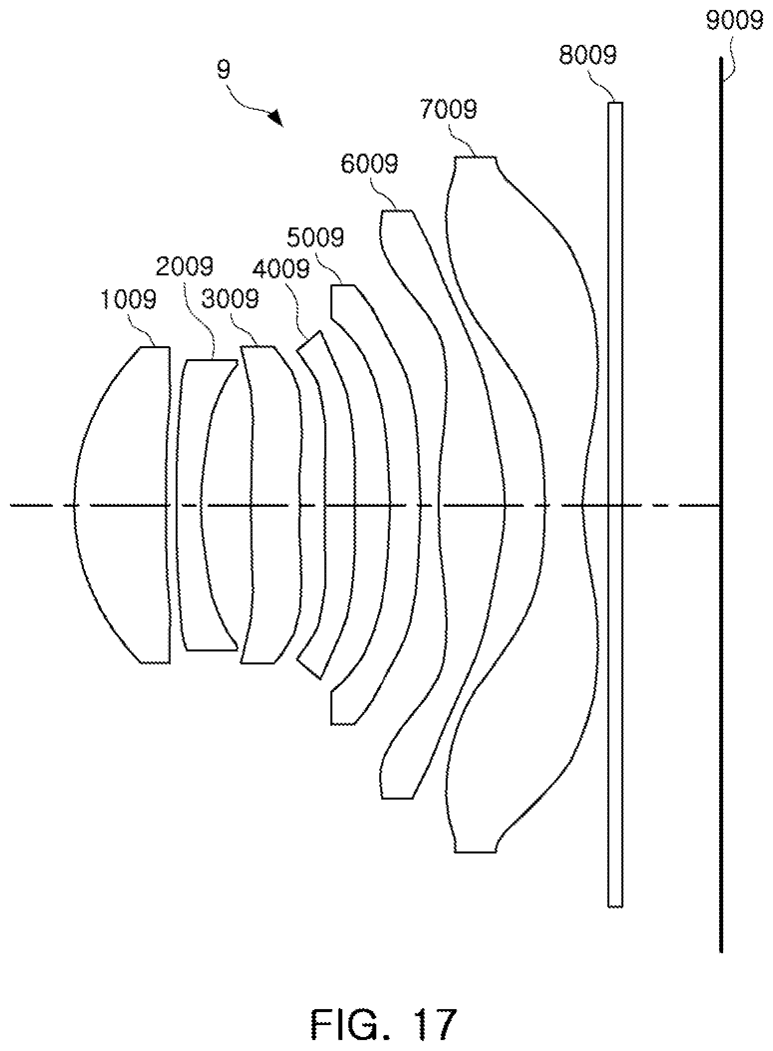Patent US12099166 Figure 17 – Optical imaging system having seven lenses of various refractive powers