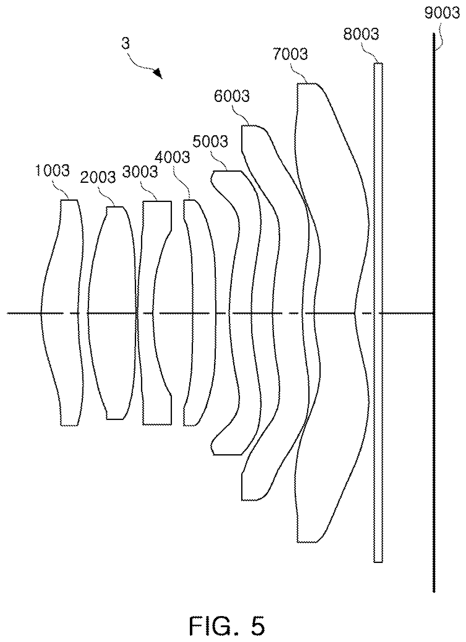 Patent US12099167 Figure 5 – Optical imaging system having seven lenses of various refractive powers