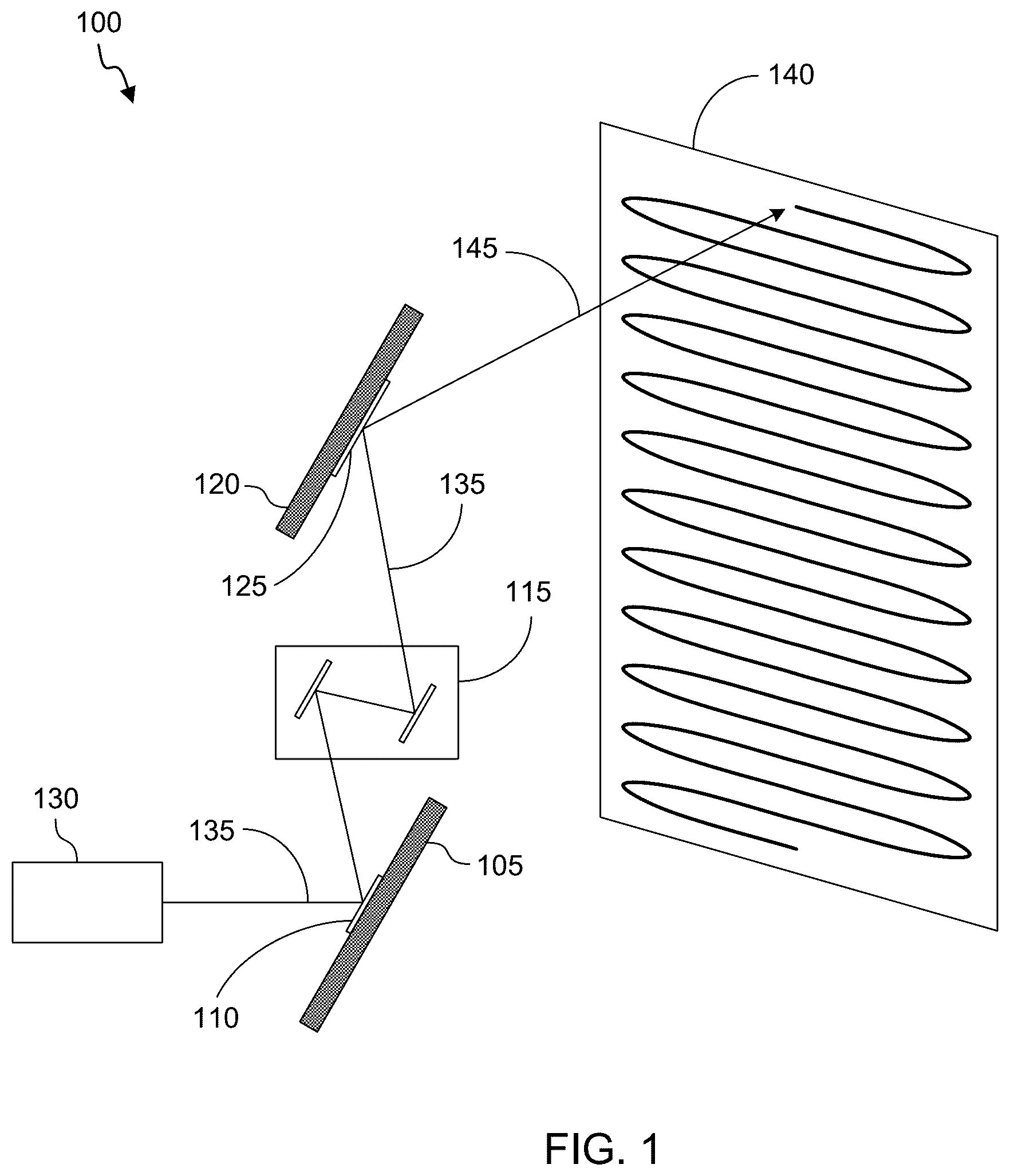 Patent US12099173 — Two mirror scanning relay optics — Figure 1