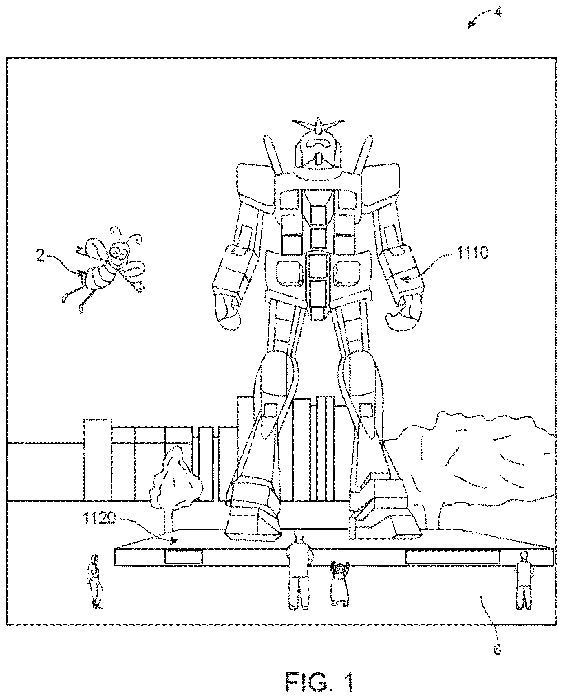 Patent US12099193 — Virtual and augmented reality systems and methods having improved diffractive grating structures — Figure 1