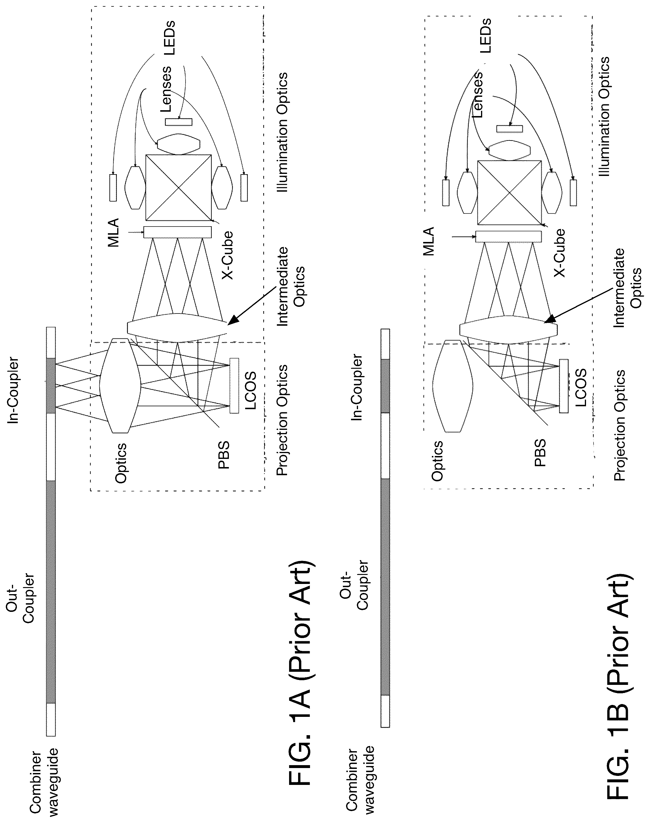 Patent US12099199 — Architecture to illuminate a display panel — Figure 1