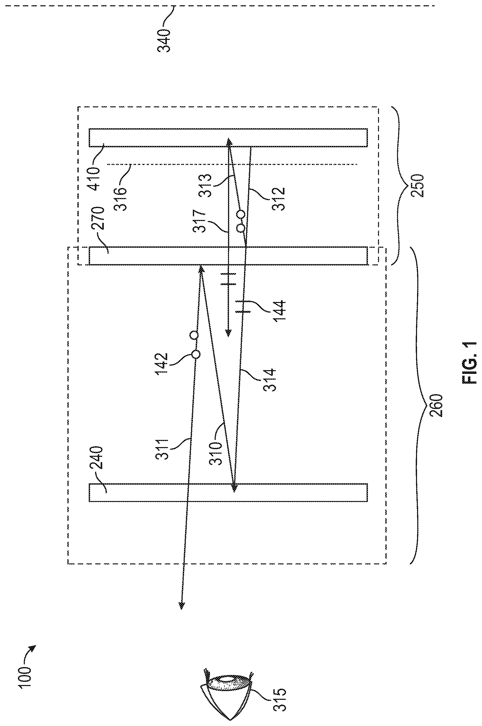 Patent US12099226 — Optical system — Figure 1