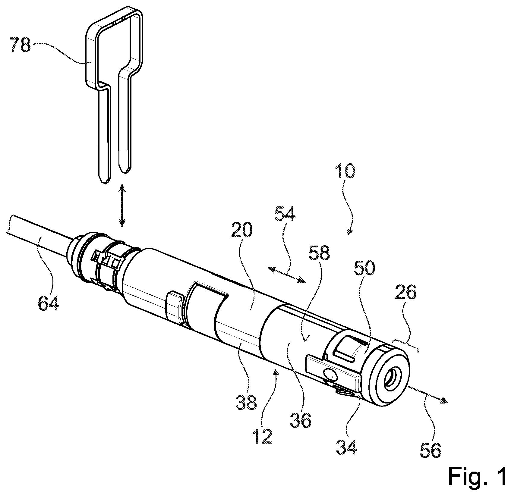 Patent US12099242 — Connector device, connector and connection cable — Figure 1