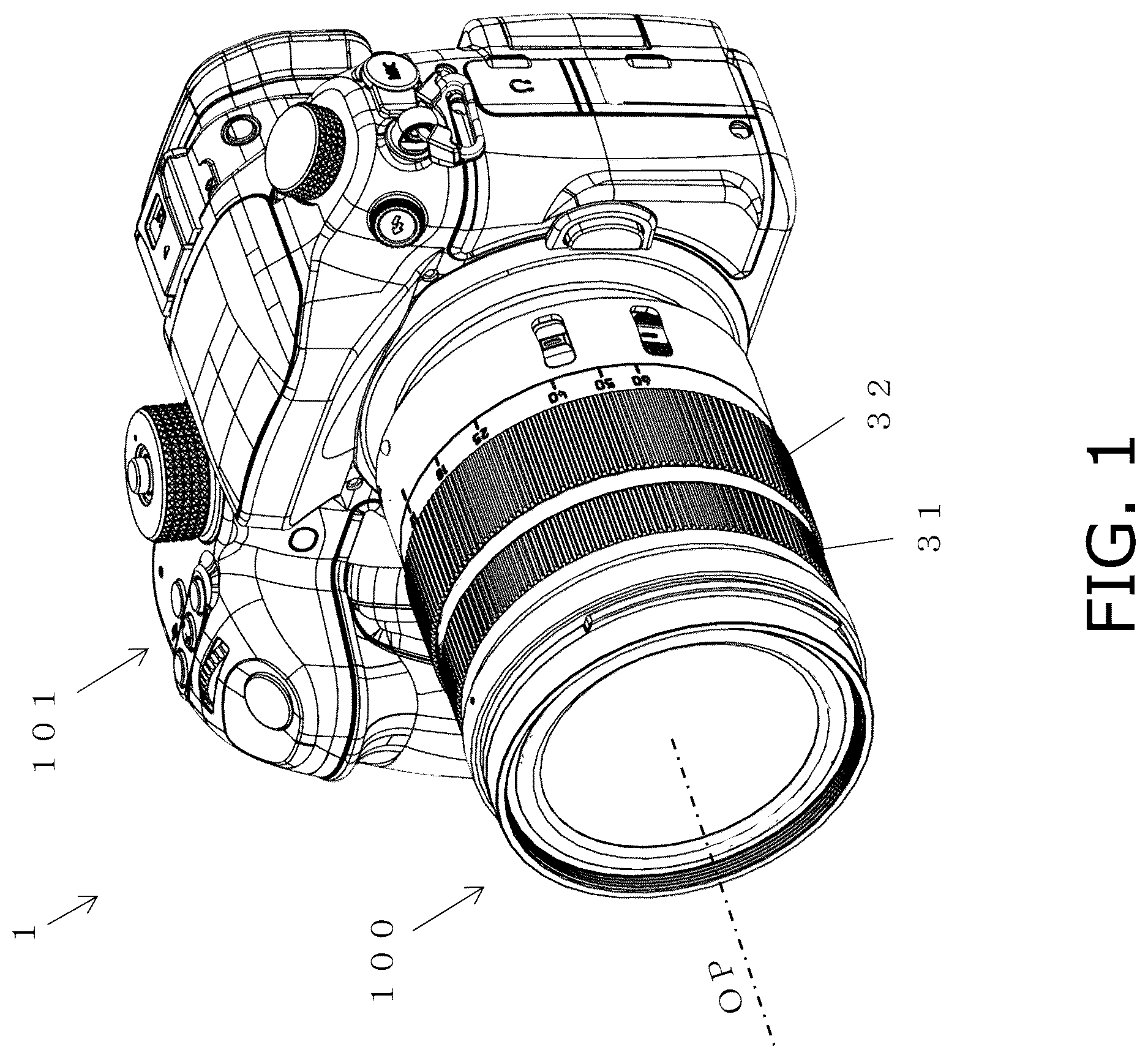 Patent US12099249 — Lens support mechanism, and lens barrel and camera provided with the lens support mechanism — Figure 1