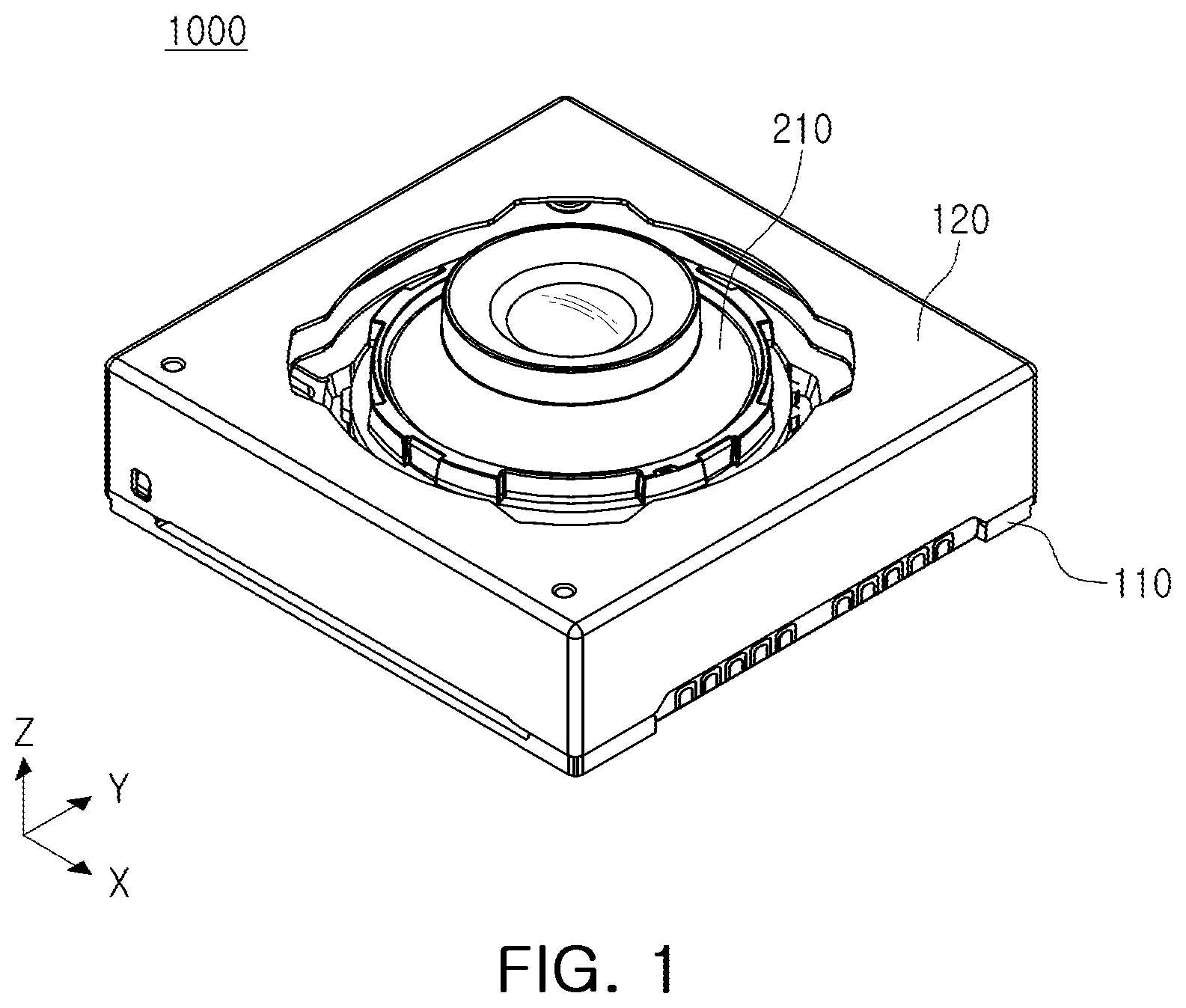 Patent US12099283 — Camera module — Figure 1