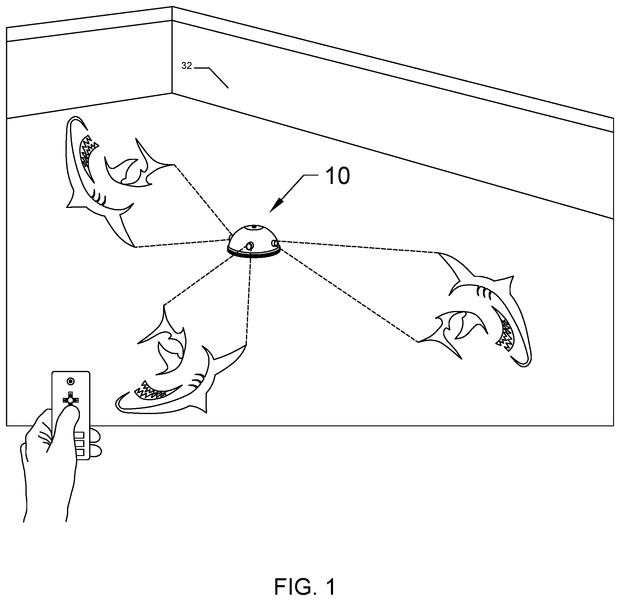 Patent US12099285 — Decorative swimming pool illumination device — Figure 1