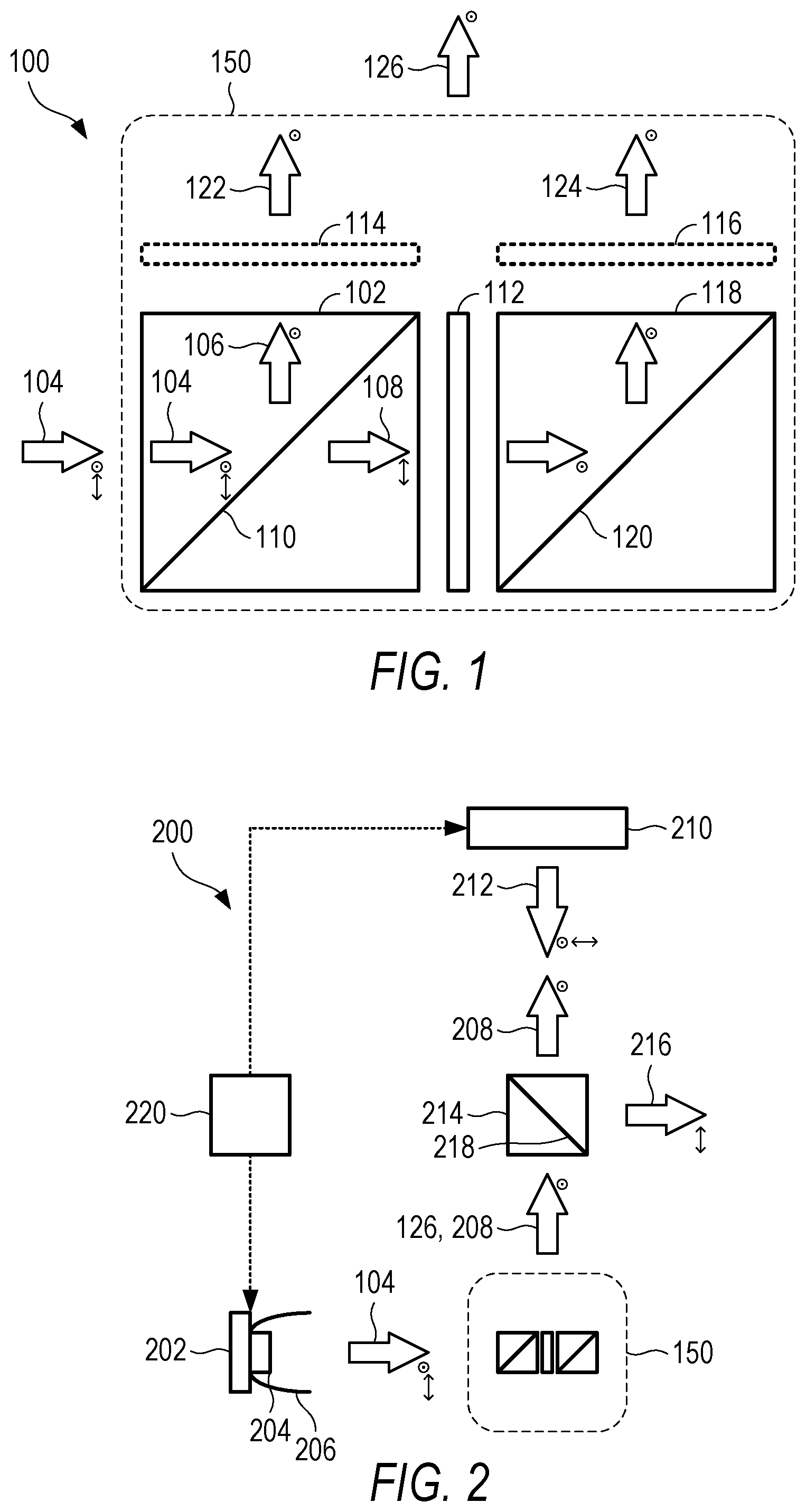 Patent US12099286 — Projection display system and method — Figure 1