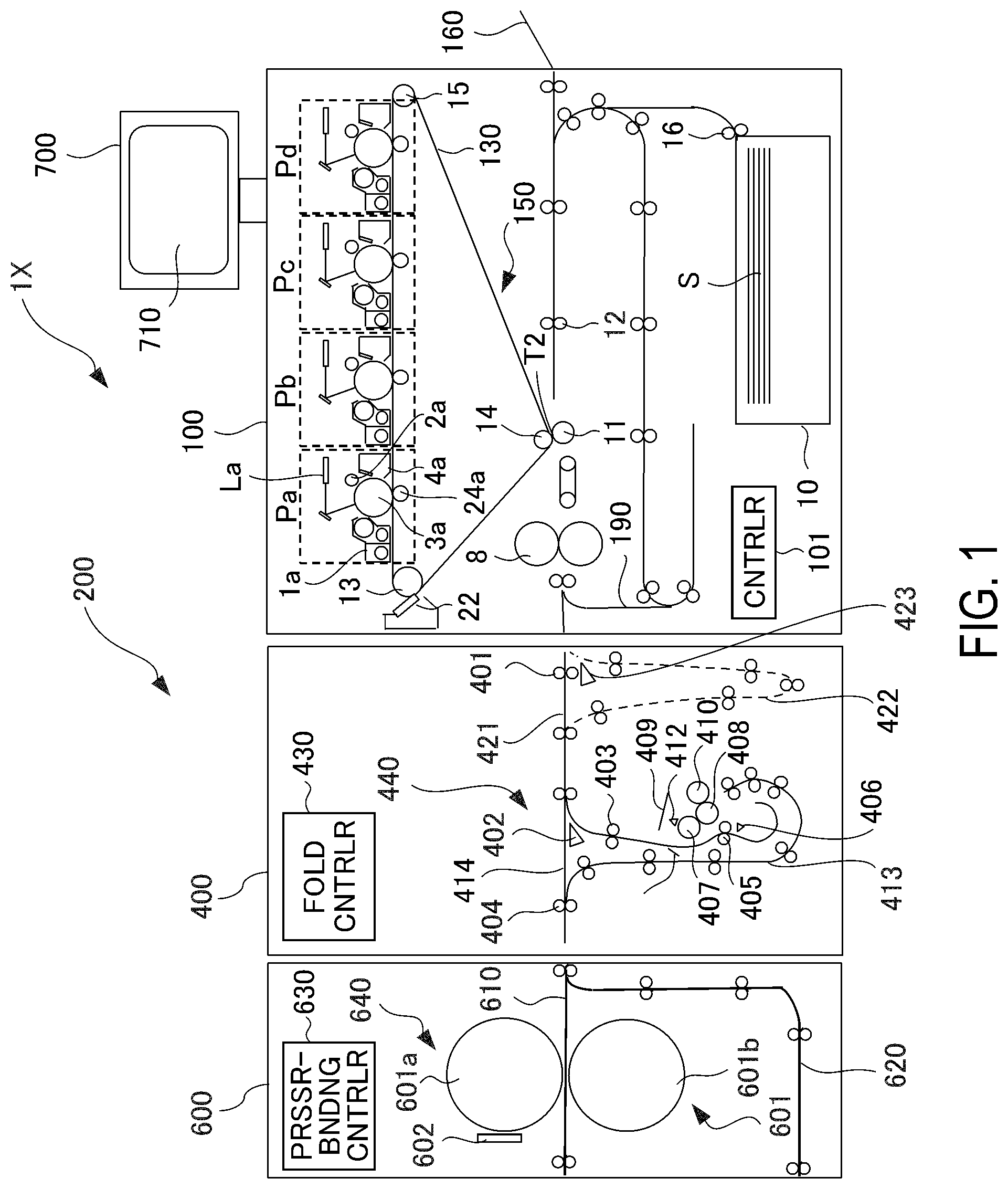 Patent US12099321 — Image forming system — Figure 1