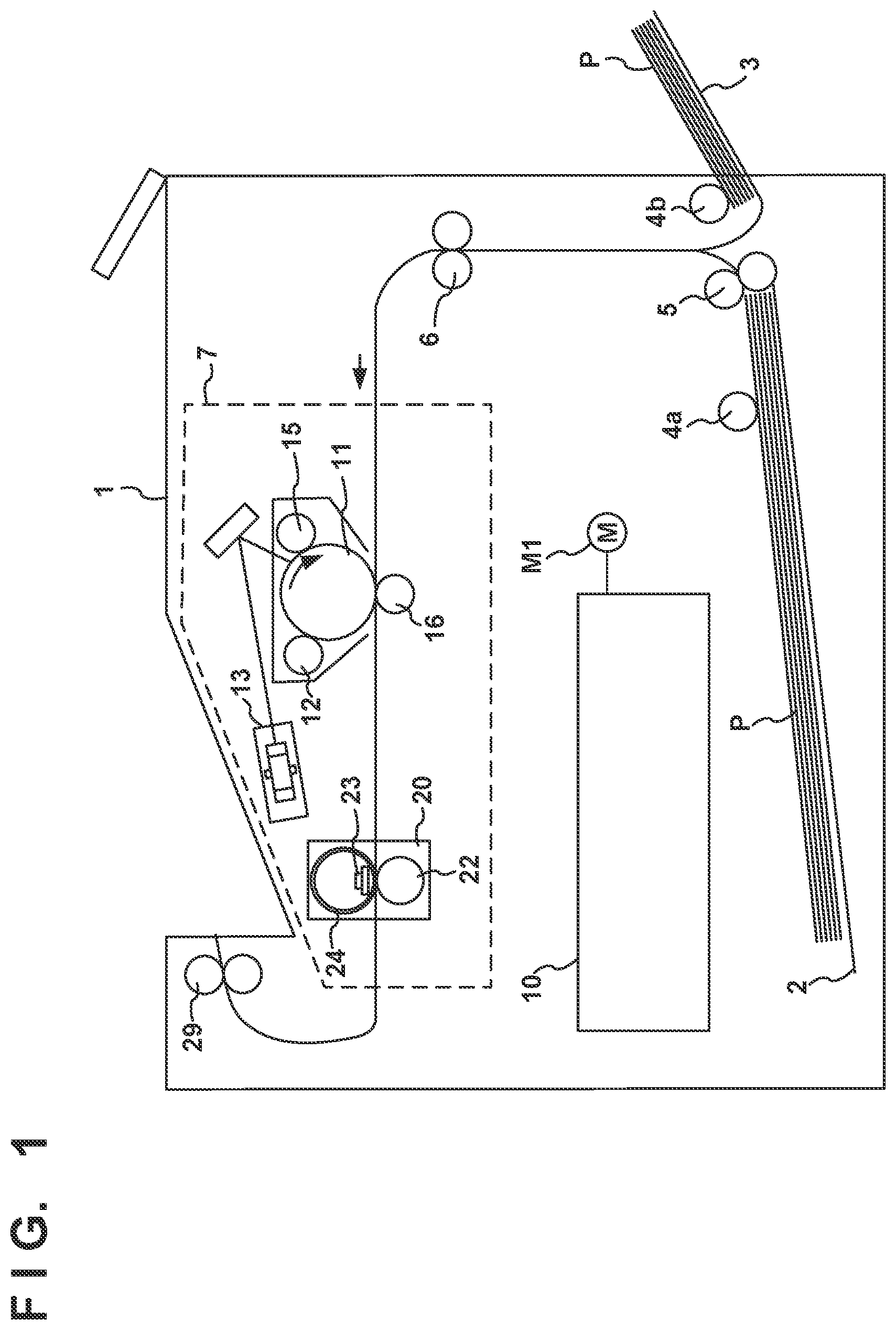 Patent US12099323 — Power supply apparatus for supplying various voltages and image forming apparatus operating on voltage supplied from power supply apparatus — Figure 1