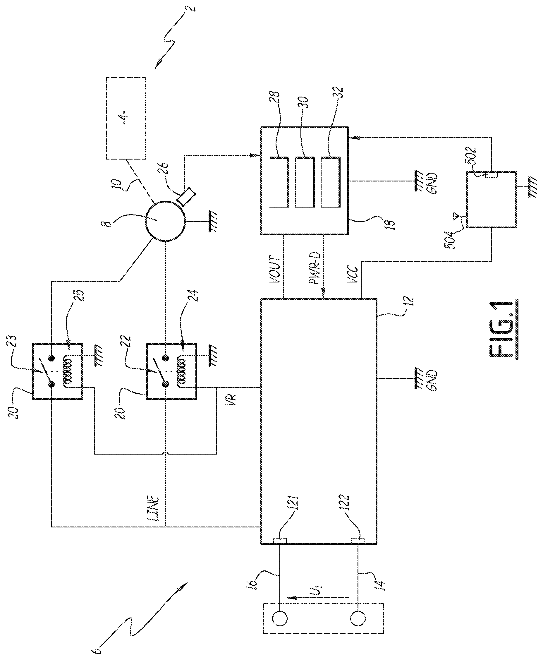 Patent US12099339 — Control method, motorised drive device, home automation installation comprising such a motorised drive device — Figure 1
