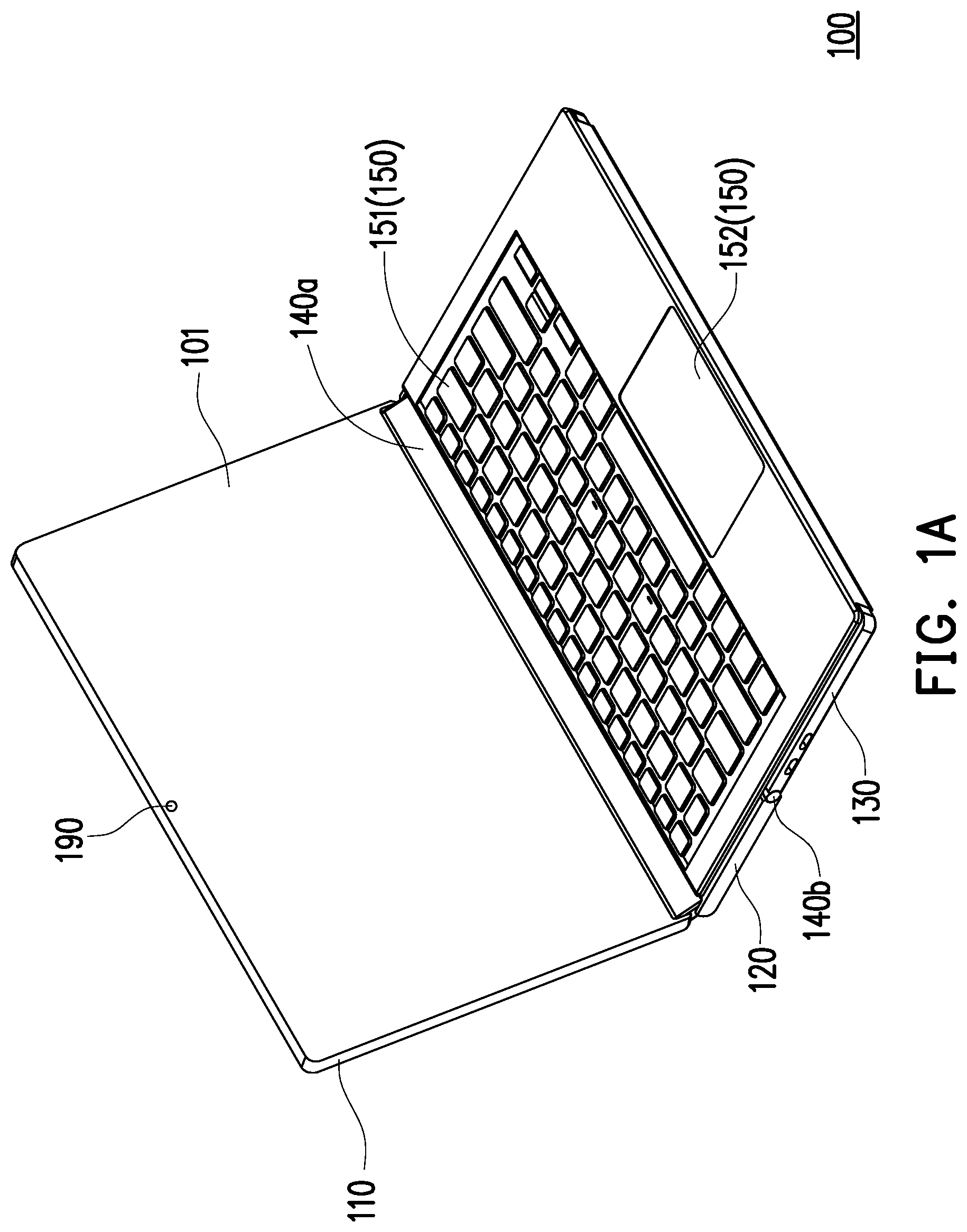 Patent US12099381 — Portable electronic device — Figure 1