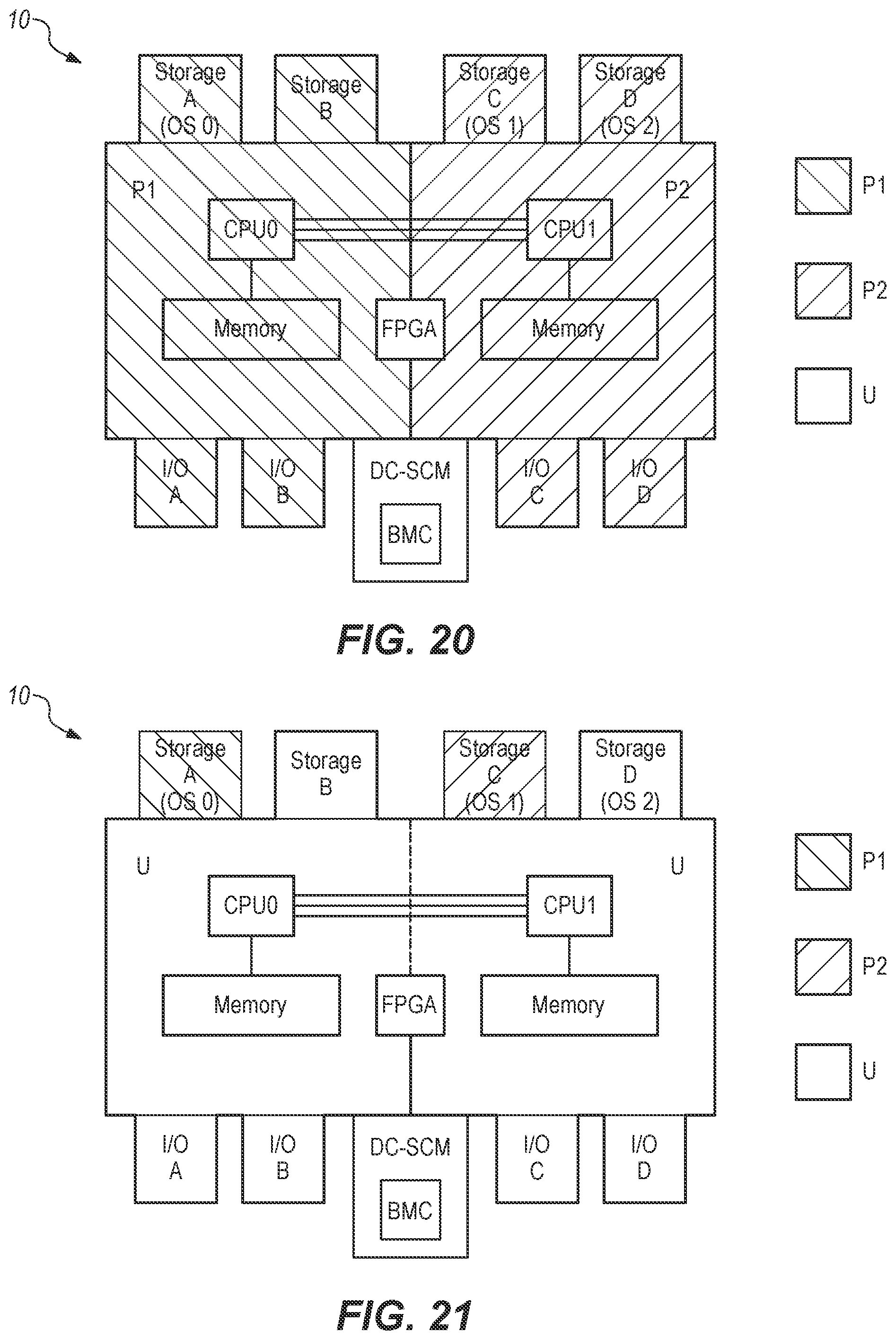 Patent US12099391 Figure 18 – Independent control of power, clock, and/or reset signals to a partitioned node