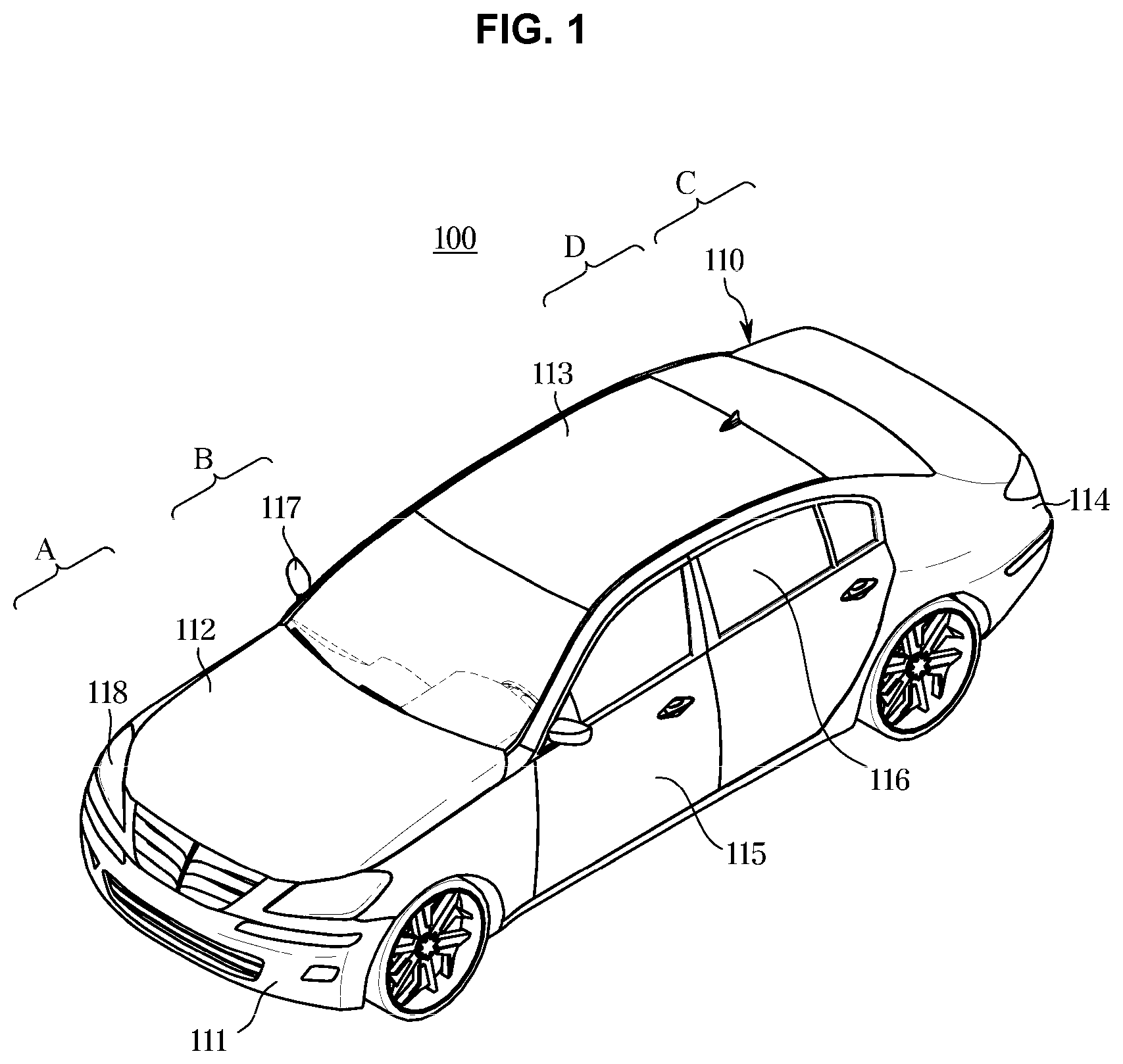 Patent US12099393 — Power management apparatus and vehicle having the same — Figure 1