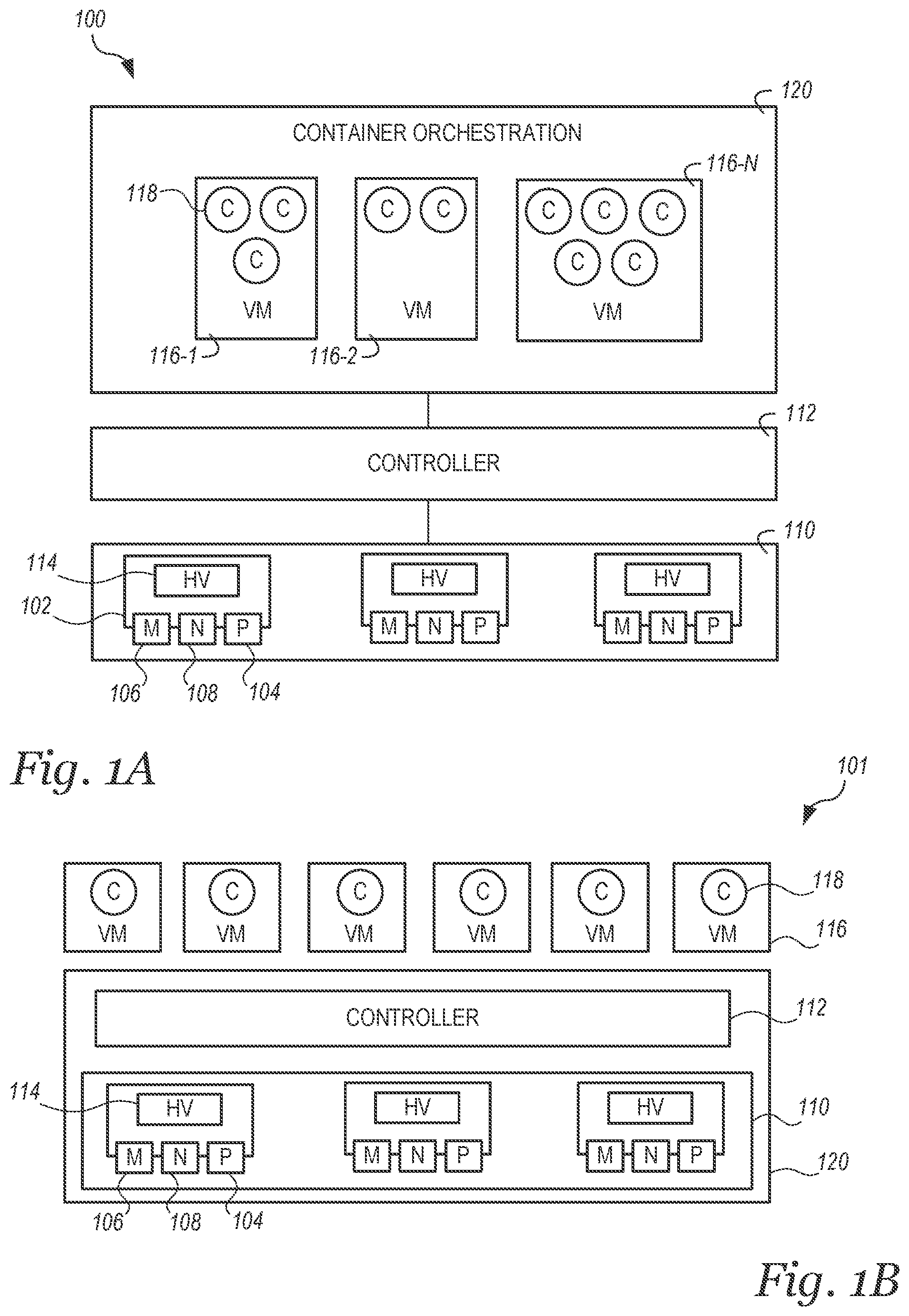 Patent US12099430 — Host storage of container logs — Figure 1