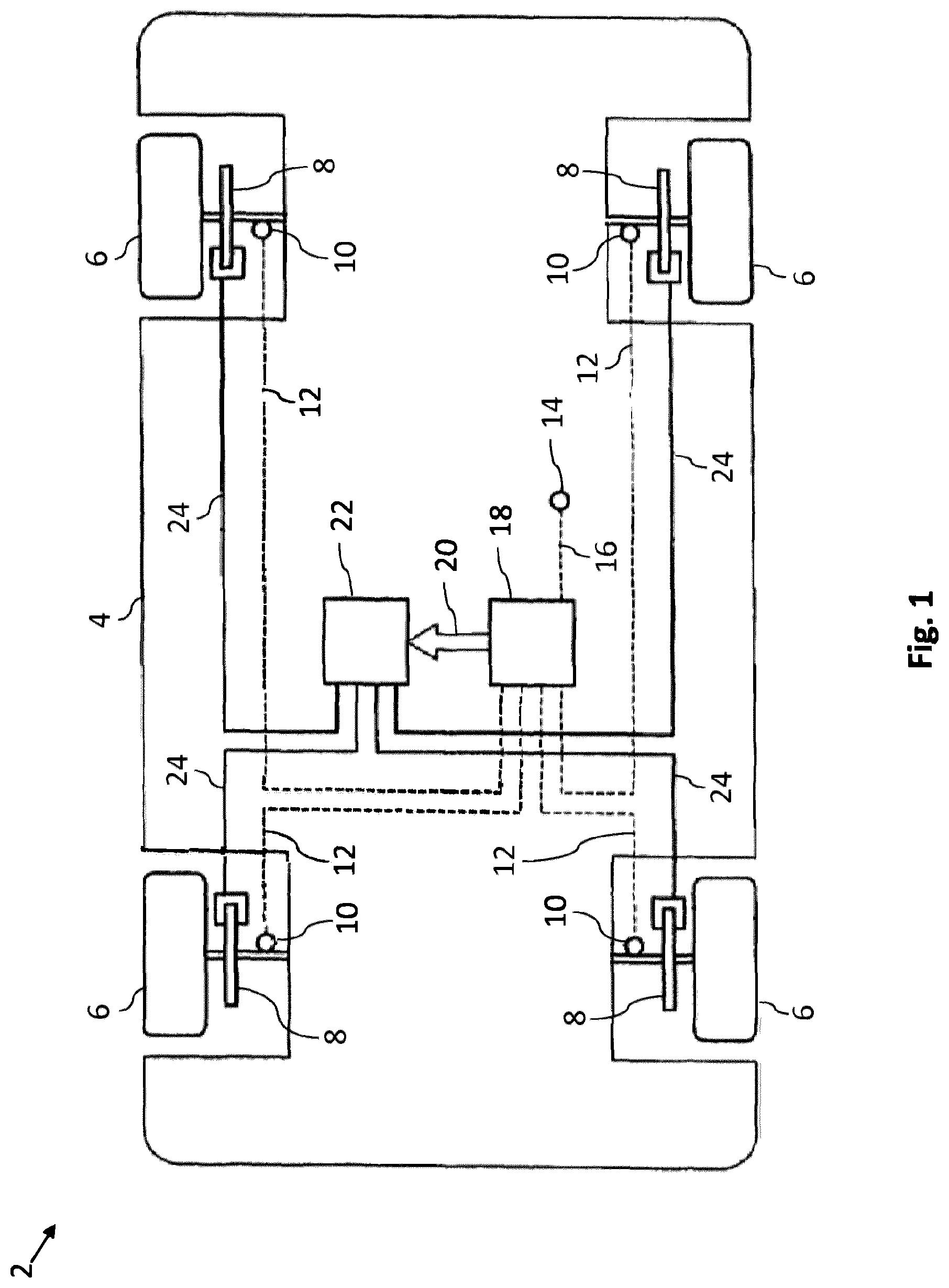 Patent US12099460 — Wheel information transfer apparatus, wheel information transfer method and vehicle having wheel information transfer apparatus — Figure 1