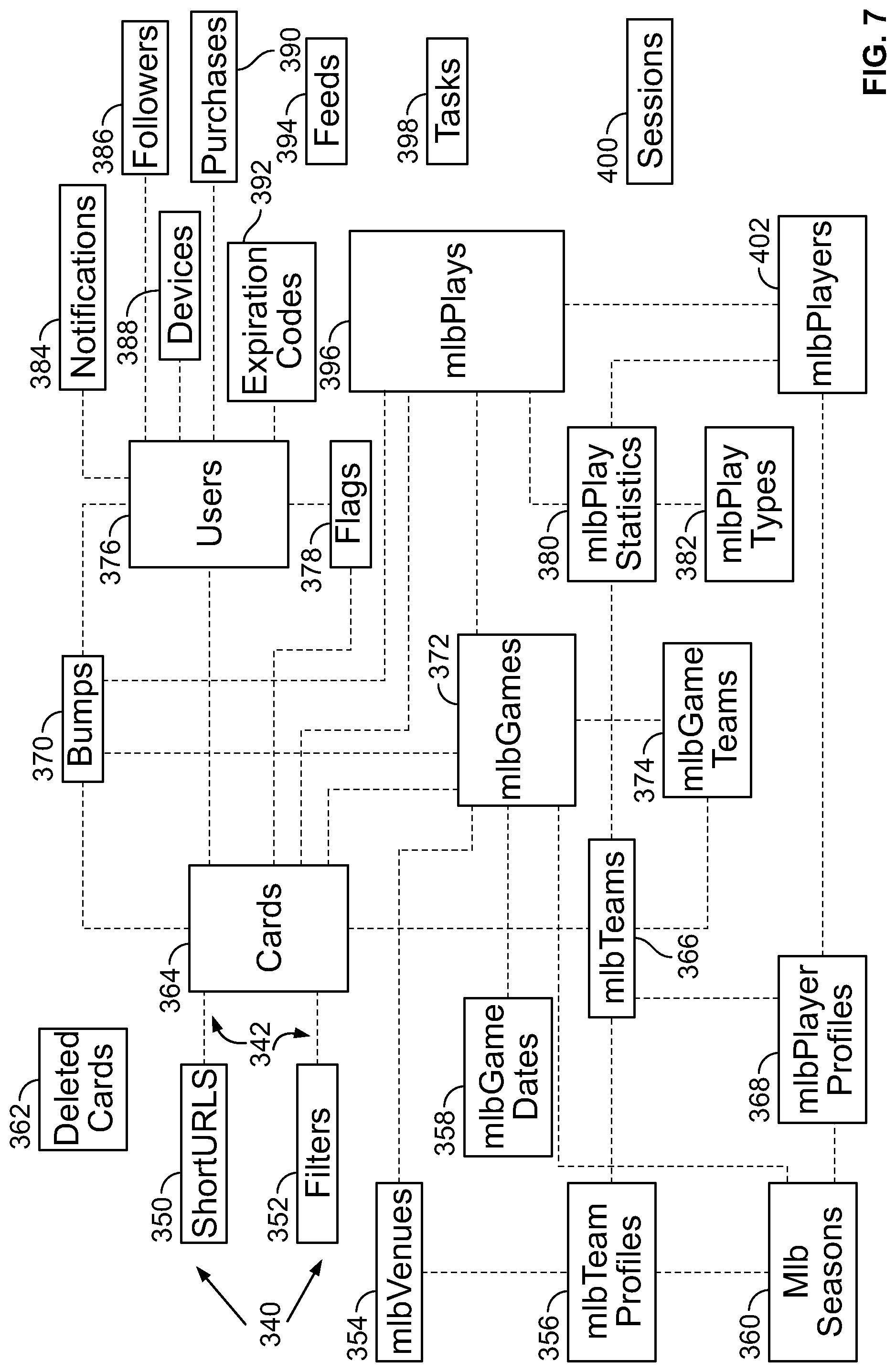 Patent US12099487 Figure 7 – Event-related media management system