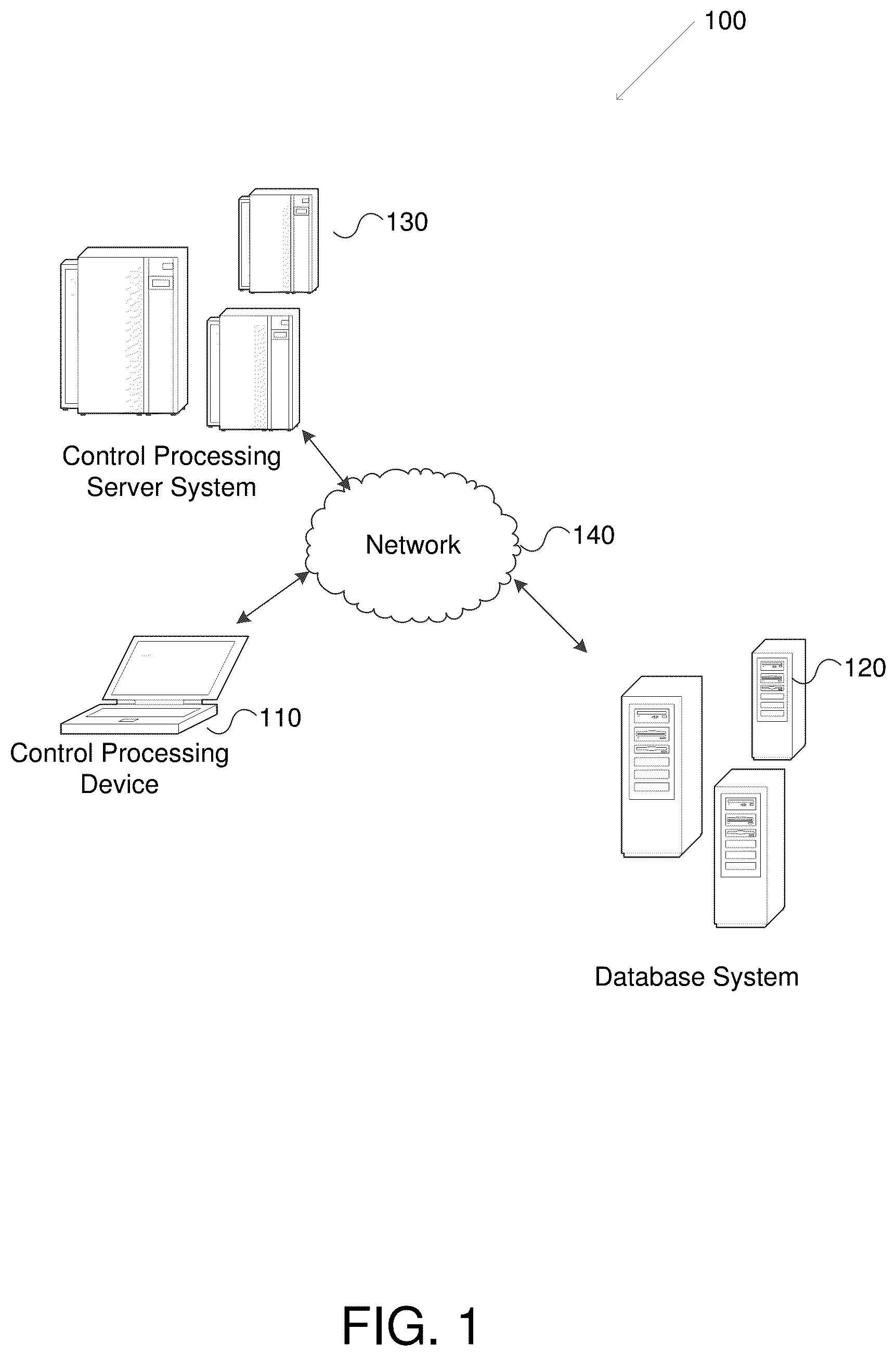 Patent US12099494 — Control systems with independent data processing — Figure 1