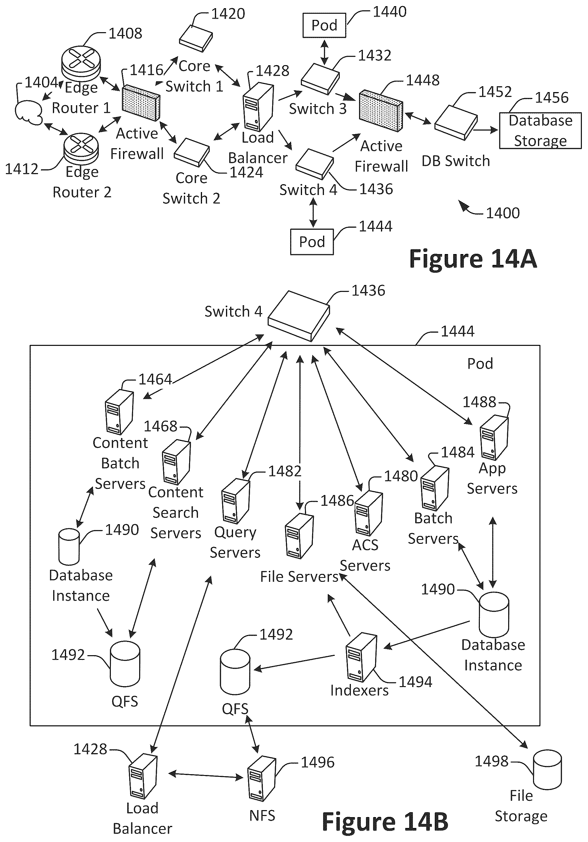 Patent US12099496 Figure 14 – Database system public trust ledger contract linkage