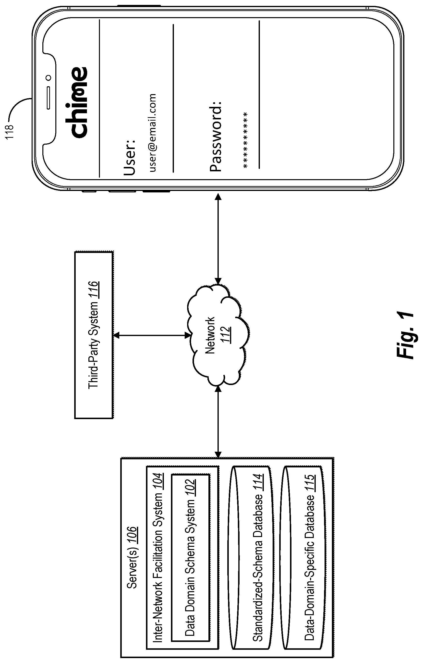 Patent US12099514 — Transforming data metrics to maintain compatibility in an enterprise data warehouse — Figure 1
