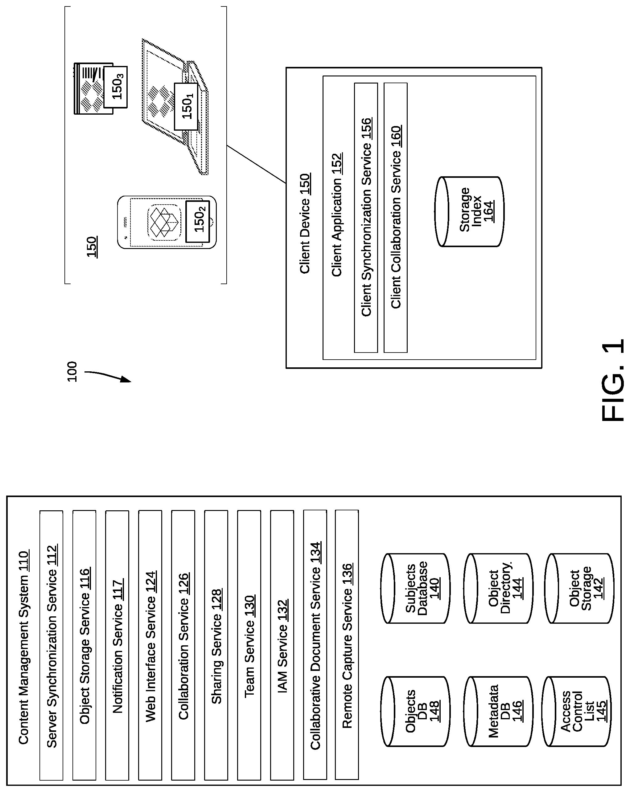 Patent US12099564 — User-initiated workflow to collect media — Figure 1