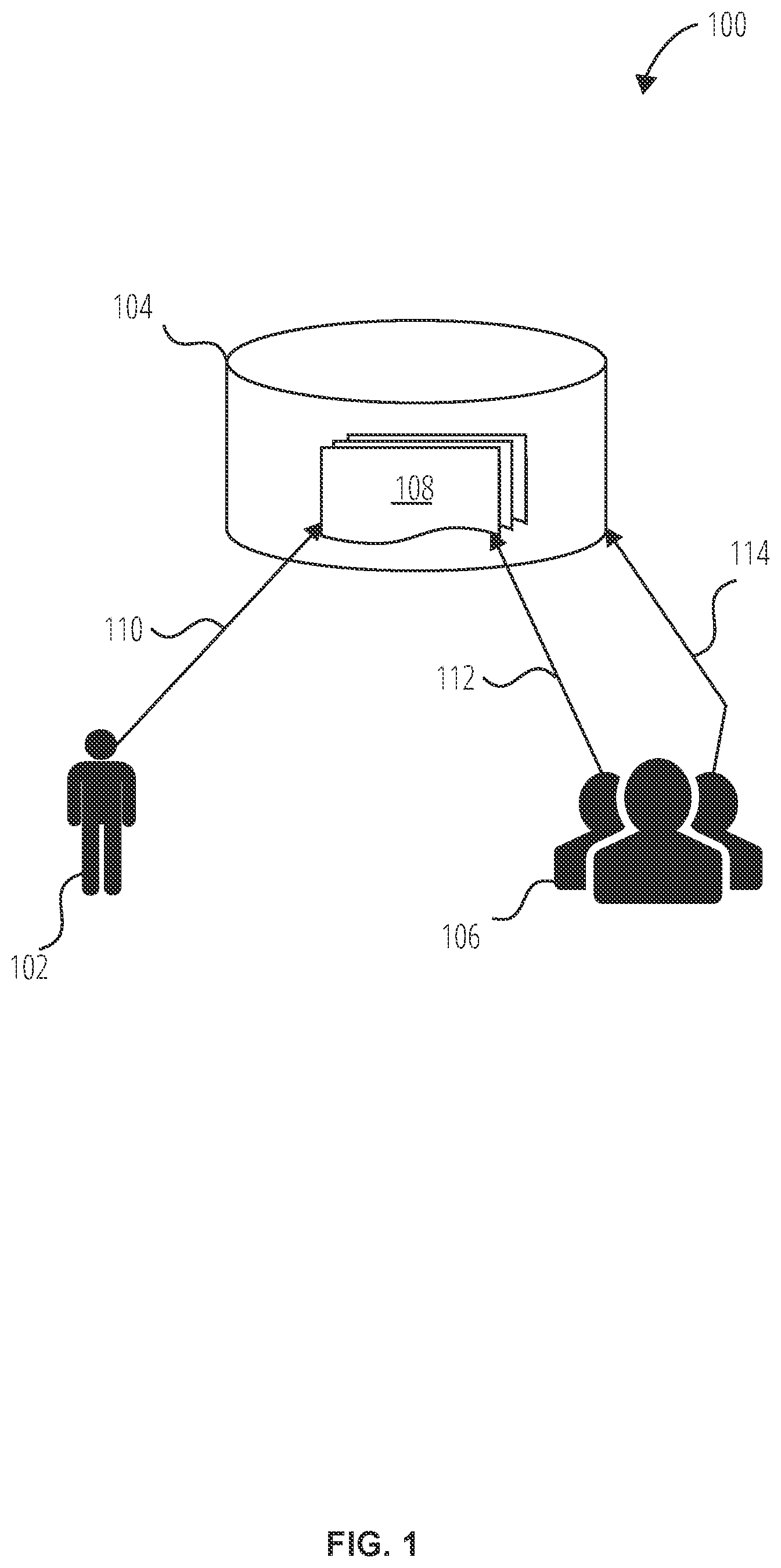 Patent US12099623 — Computer-implemented method for removing access to data — Figure 1