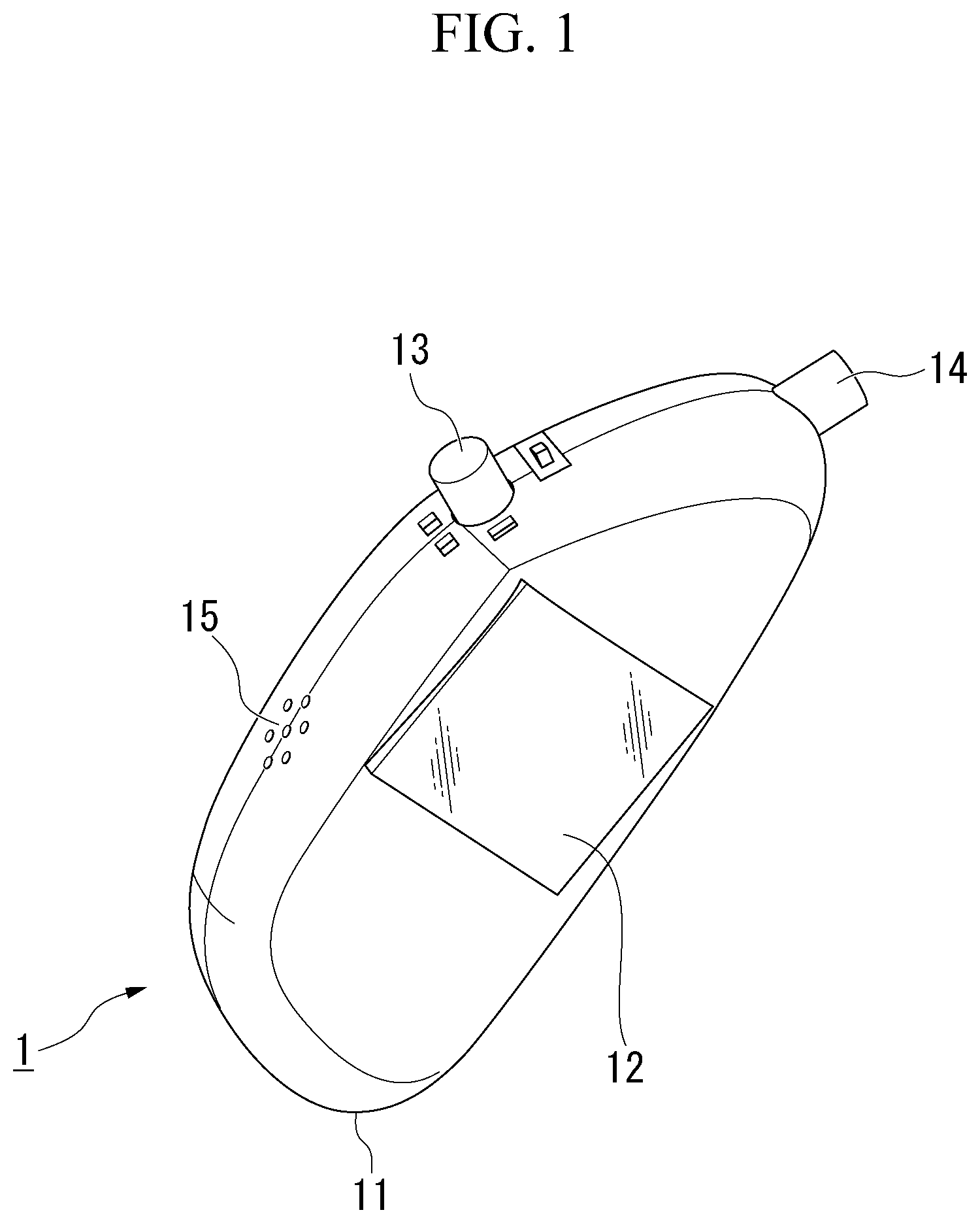 Patent US12099662 — Input device — Figure 1