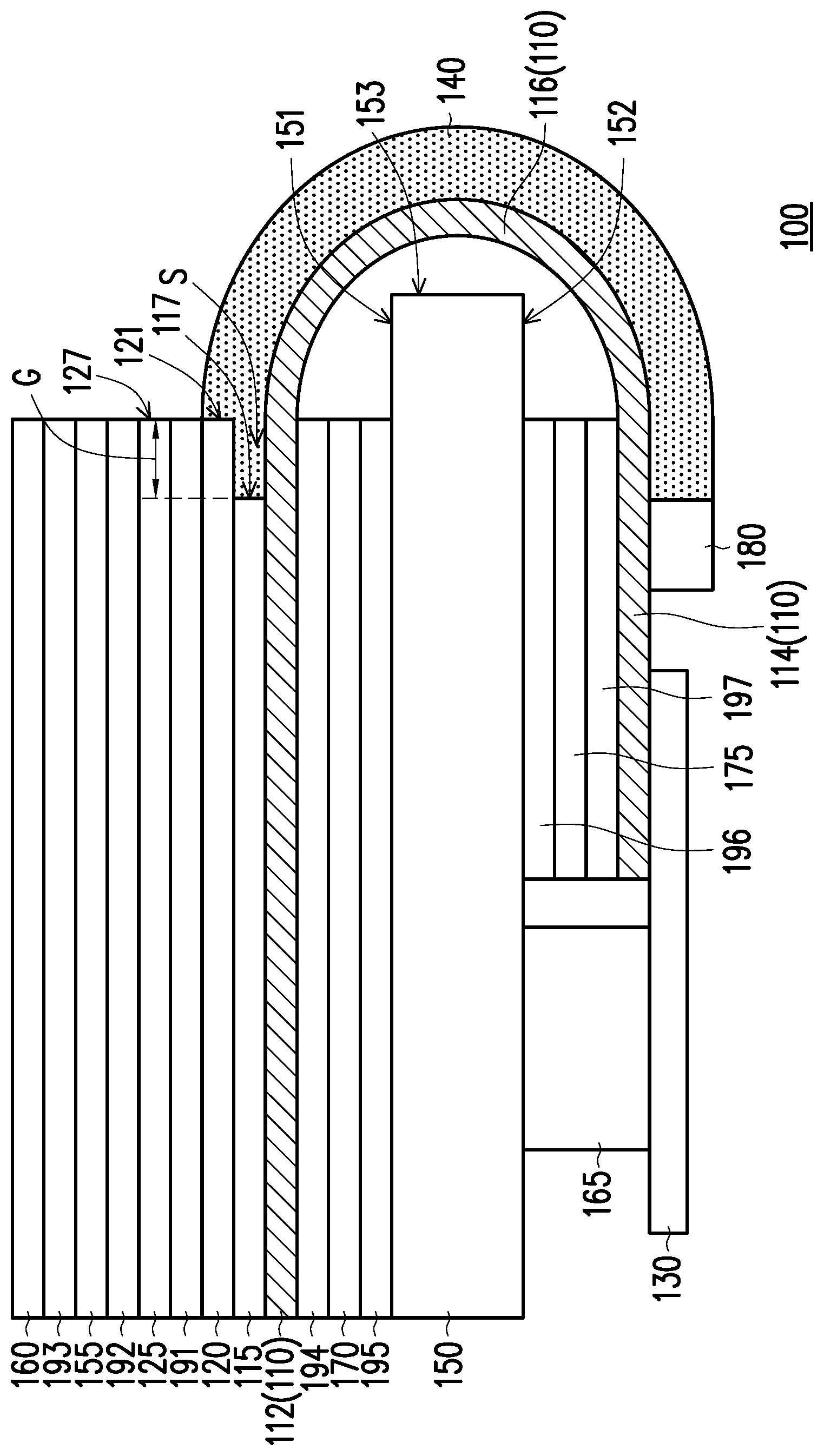 Patent US12099680 — Touch display device — Figure 1