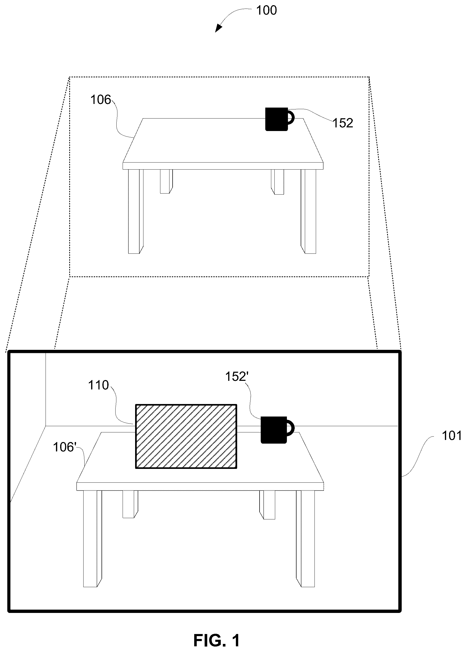 Patent US12099695 Figure 1 – Systems and methods of managing spatial groups in multi-user communication sessions