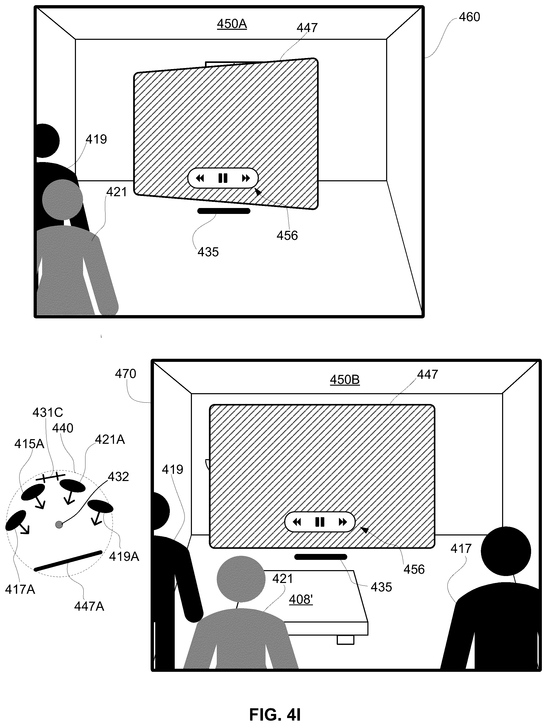 Patent US12099695 Figure 12 – Systems and methods of managing spatial groups in multi-user communication sessions