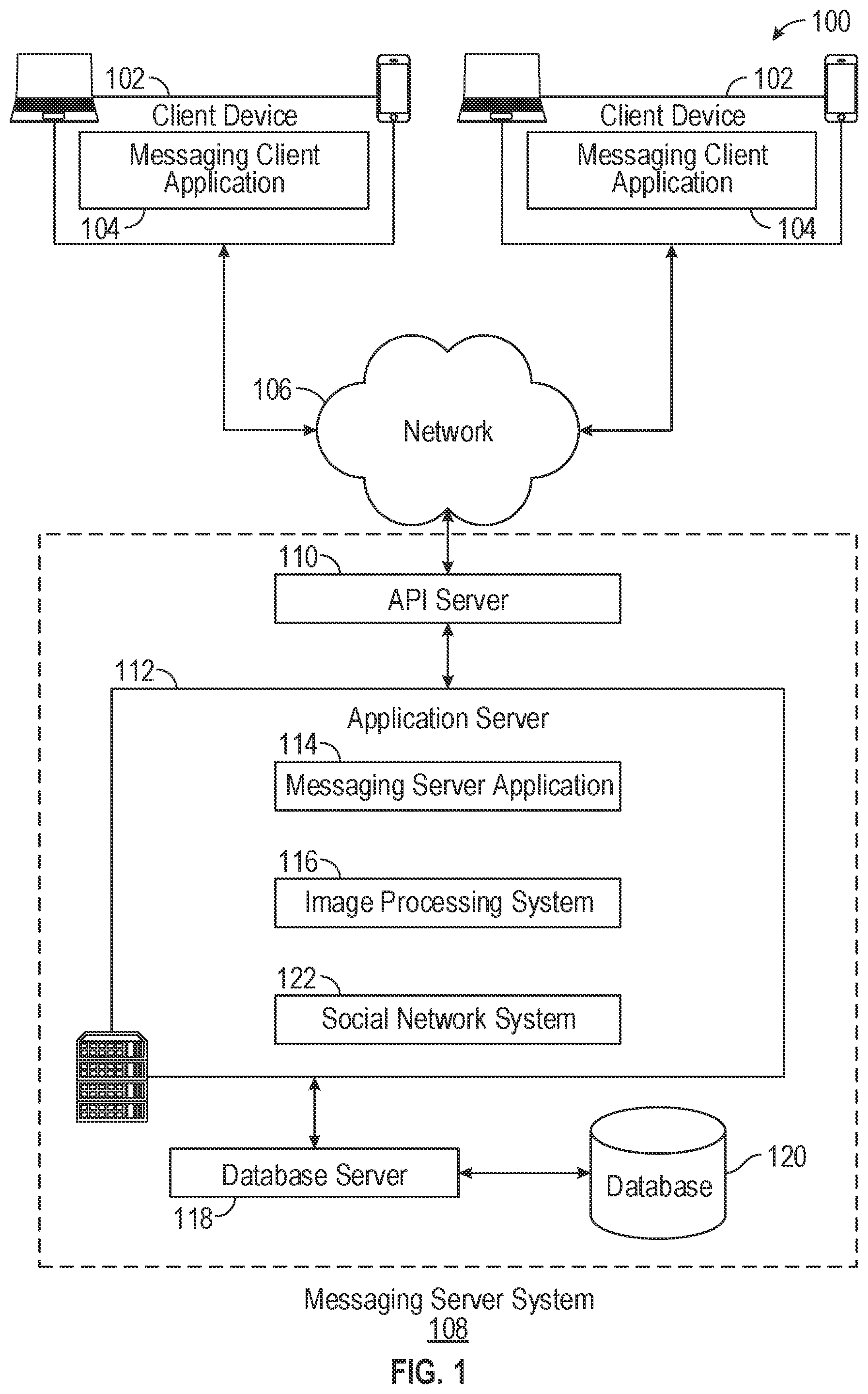Patent US12099707 — Customized media overlays — Figure 1