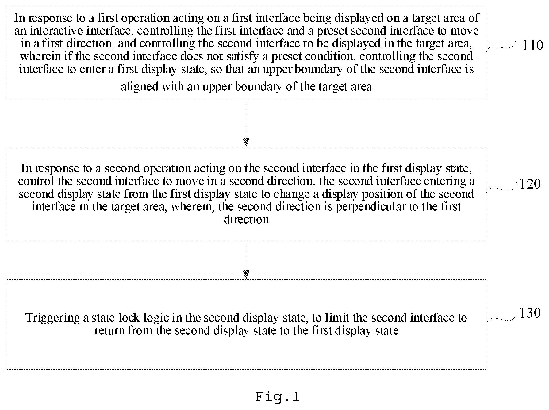Patent US12099709 Figure 1 – Display method and apparatus, electronic device, and storage medium